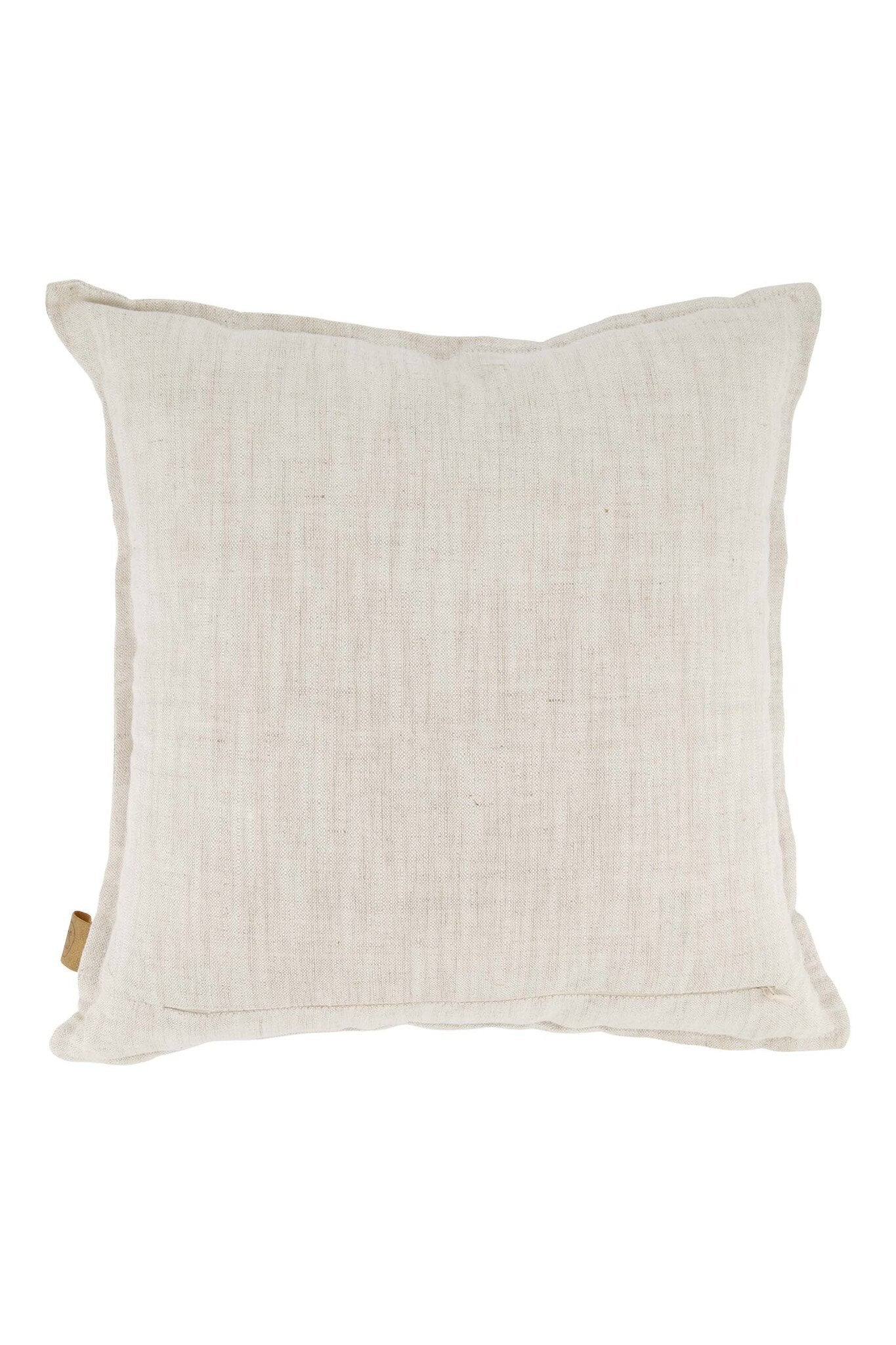 Zusss | Kissen rotherzförmig 35x35cm Pfeffer und Salz