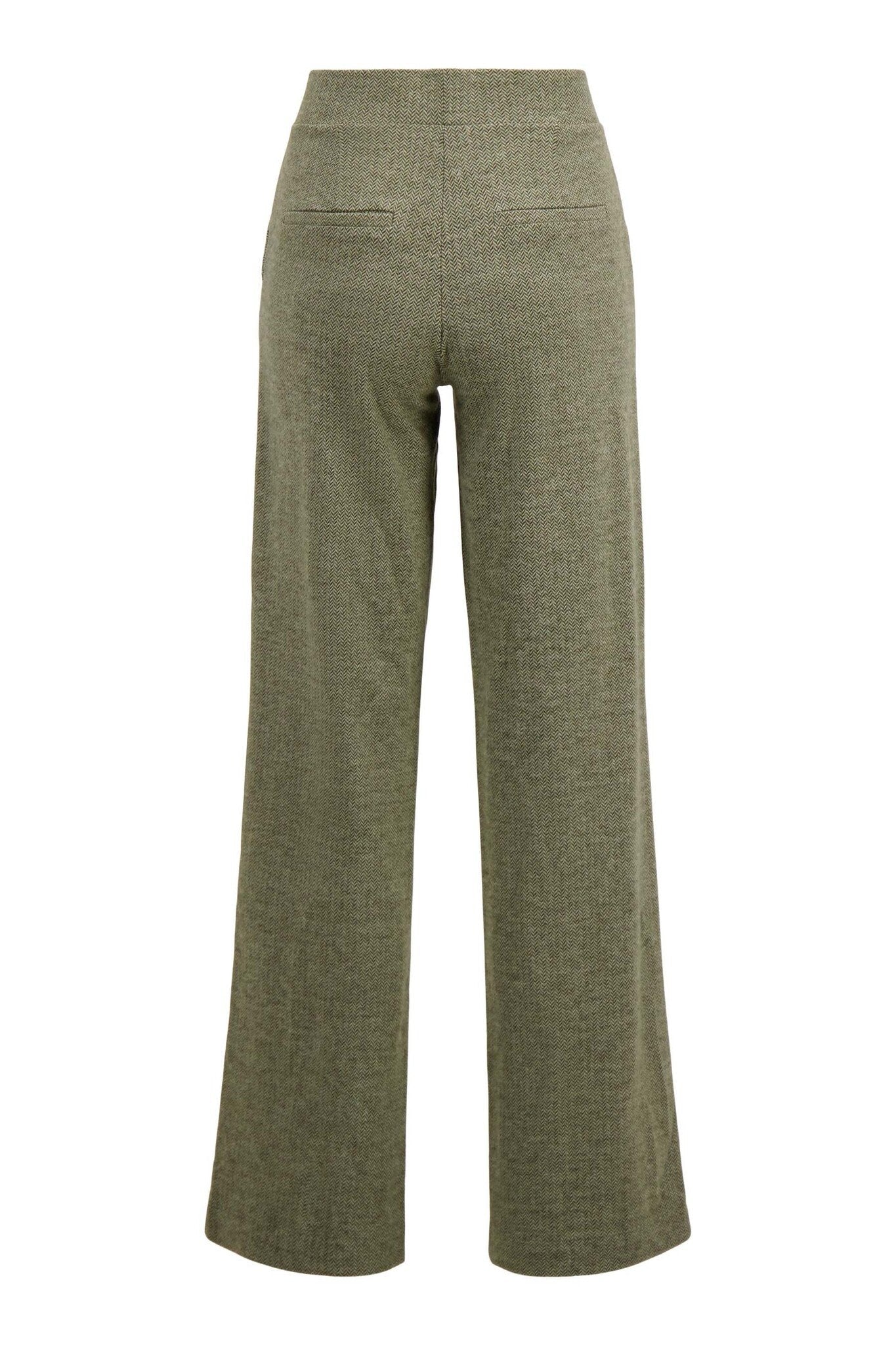 Zusss | Broek visgraat moss green