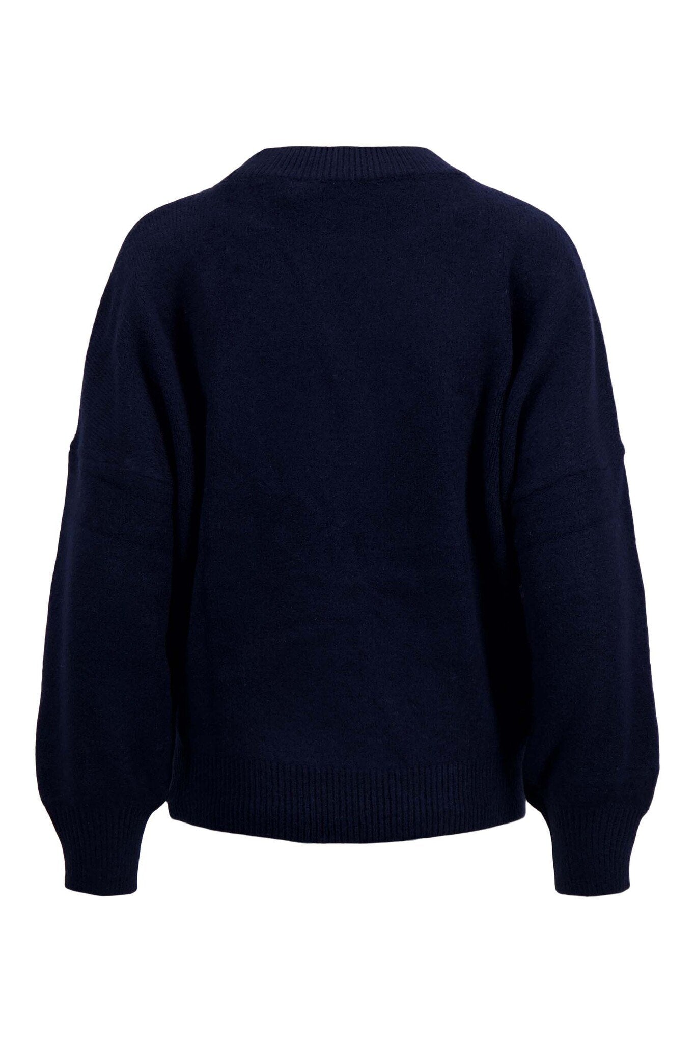 Zusss | Pullover mit Details, marineblau/sportlich blau