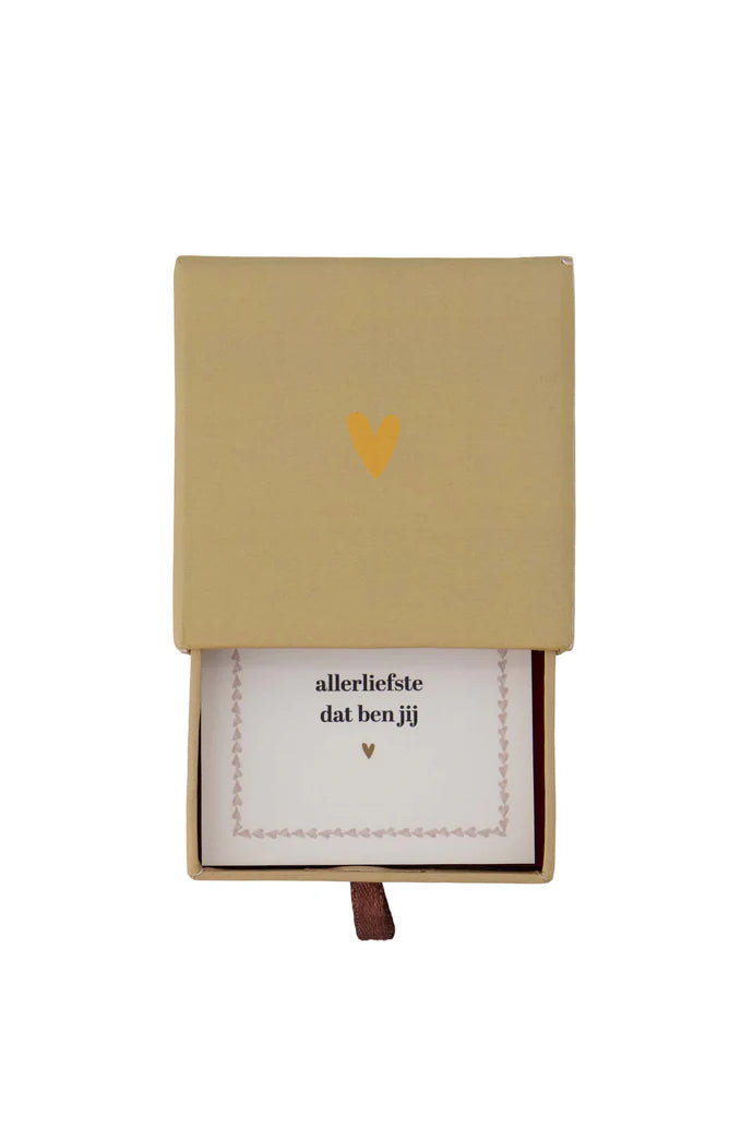 Zusss | Ketting hartje in schuifdoosje Allerliefste