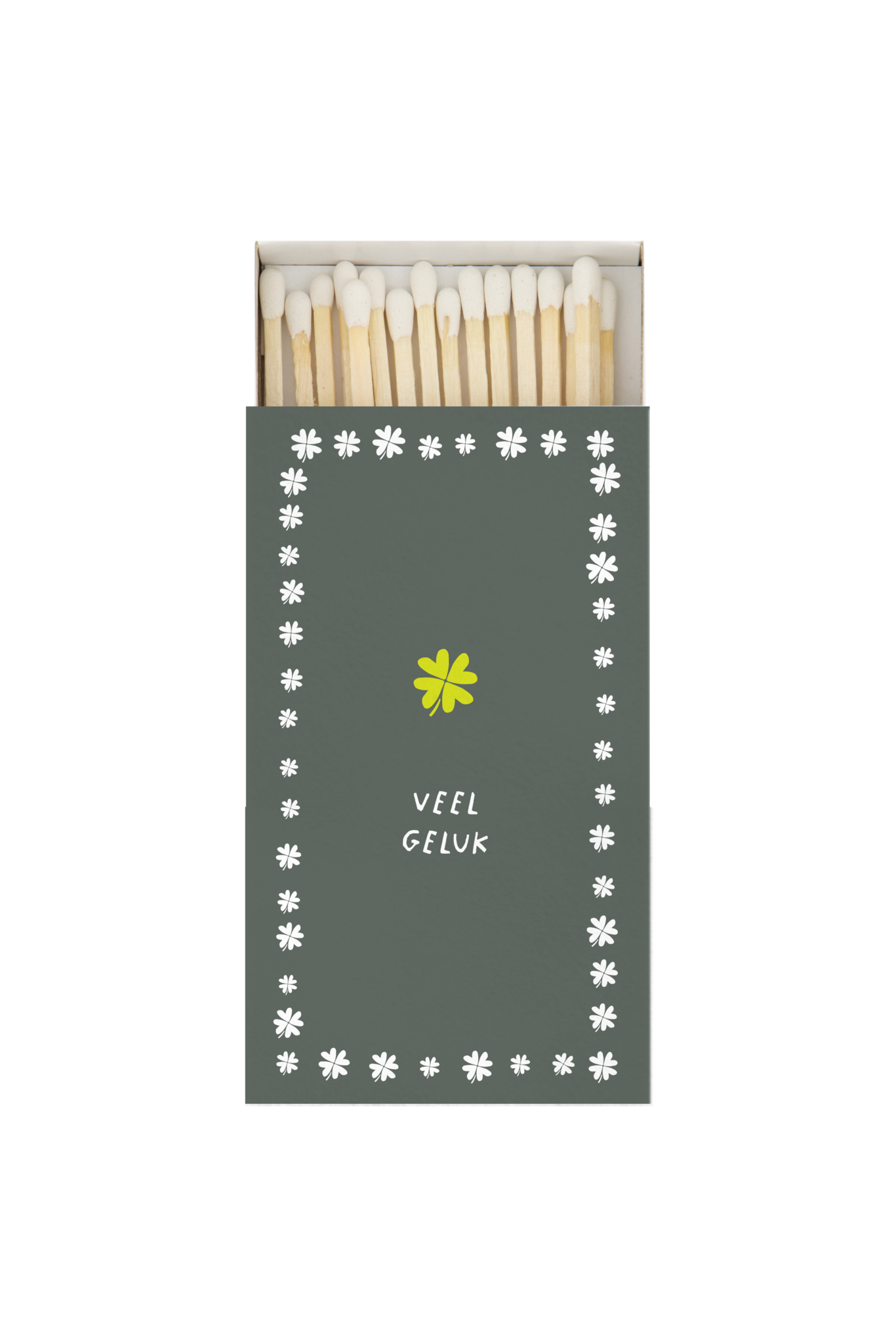 Zusss | Lucifers veel geluk wit/groen