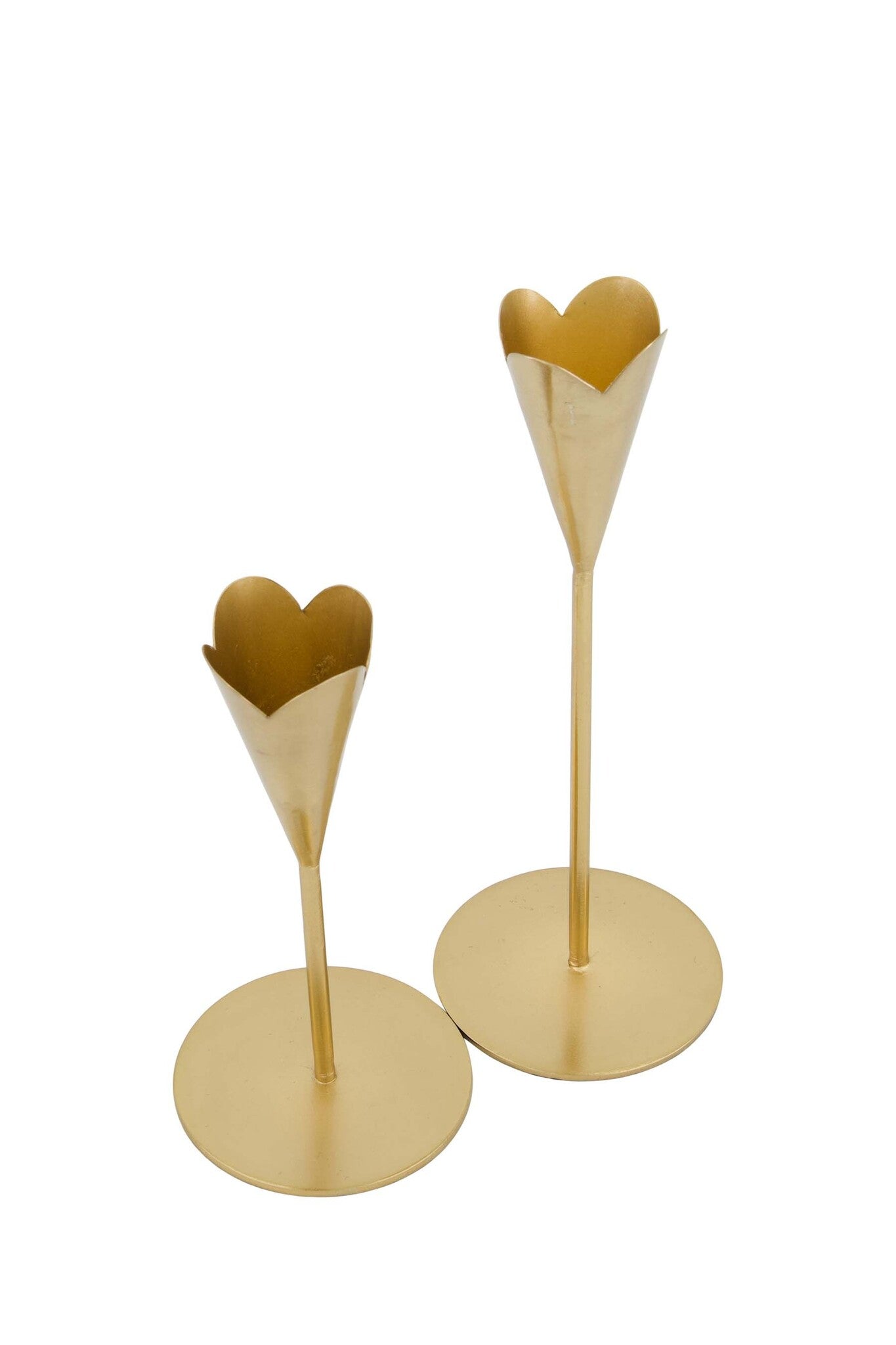 Zusss | Kandelaar metaal hartje S goud