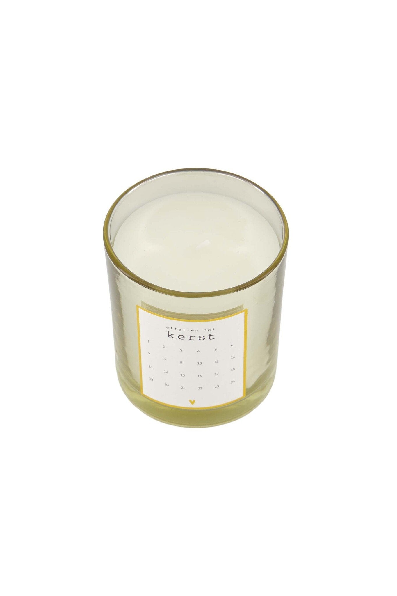 Zusss | Adventkaars winterbloem goud
