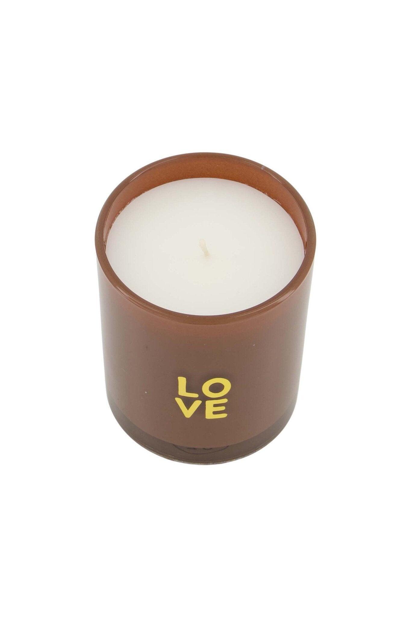 Zusss | Geurkaars glas in doosje love bruin