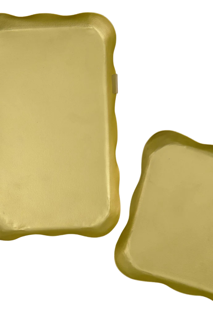 Zusss | Rechteckiger Serviettenhalter, Gold