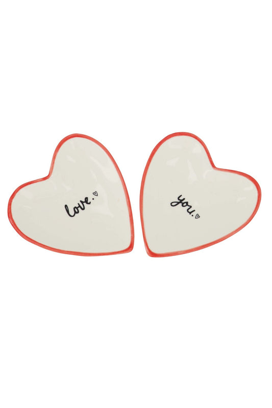 Zusss | Theetip hartje love wit/rood