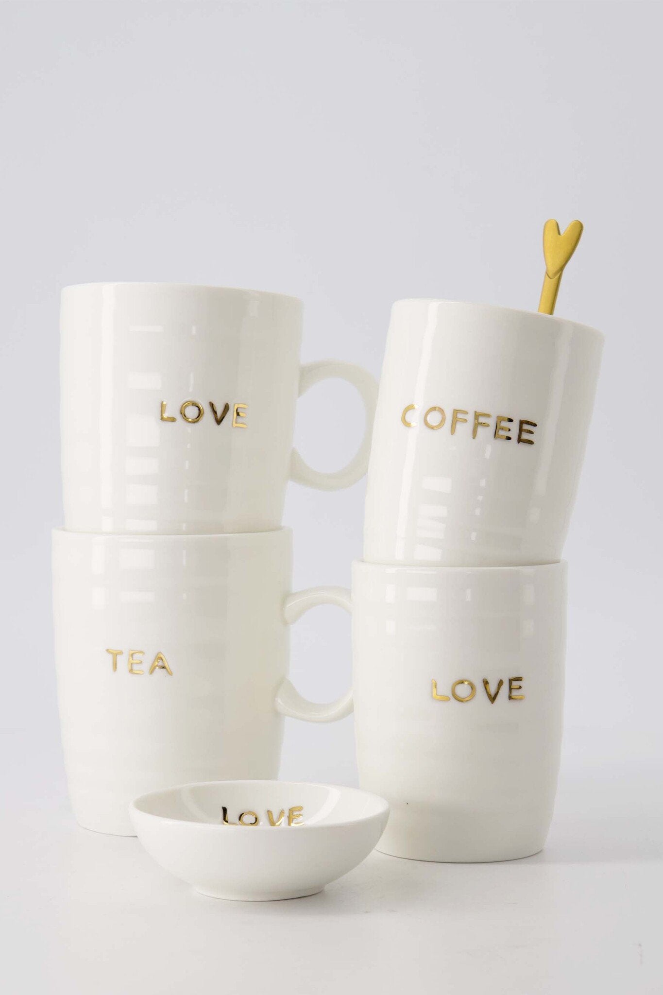 Zusss | Theemok love wit / goud