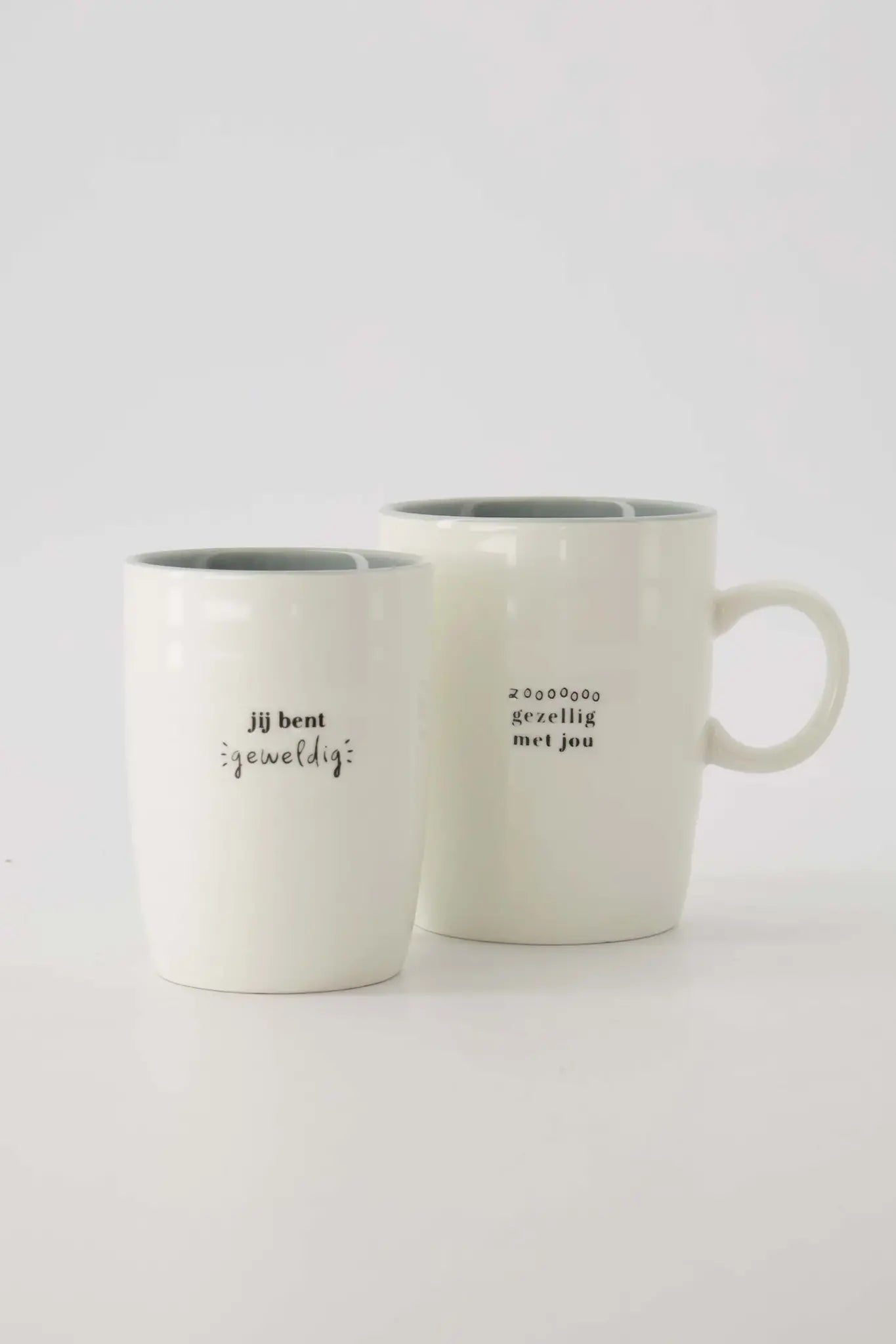 Zusss | Kaffeetasse „Du bist fantastisch“ graublau