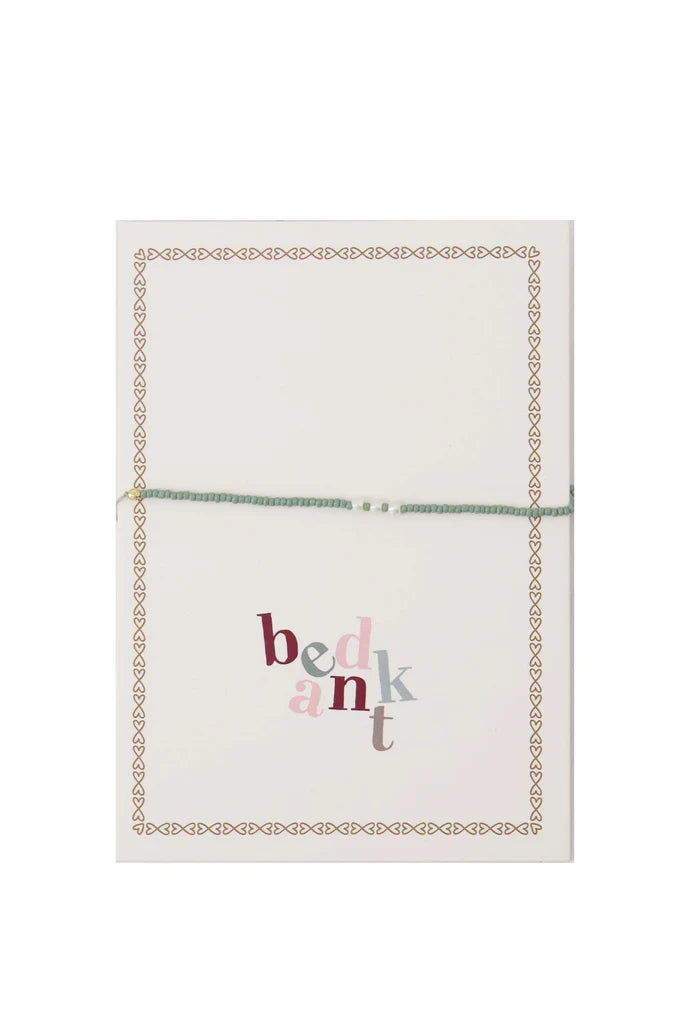 Zusss | Ansichtkaart met armband Bedankt