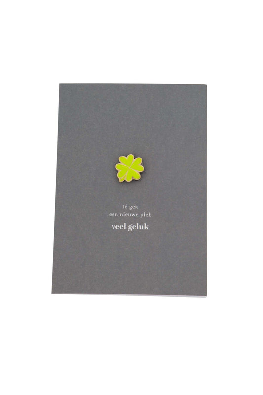 Zusss | Wenskaart magneet klavertje