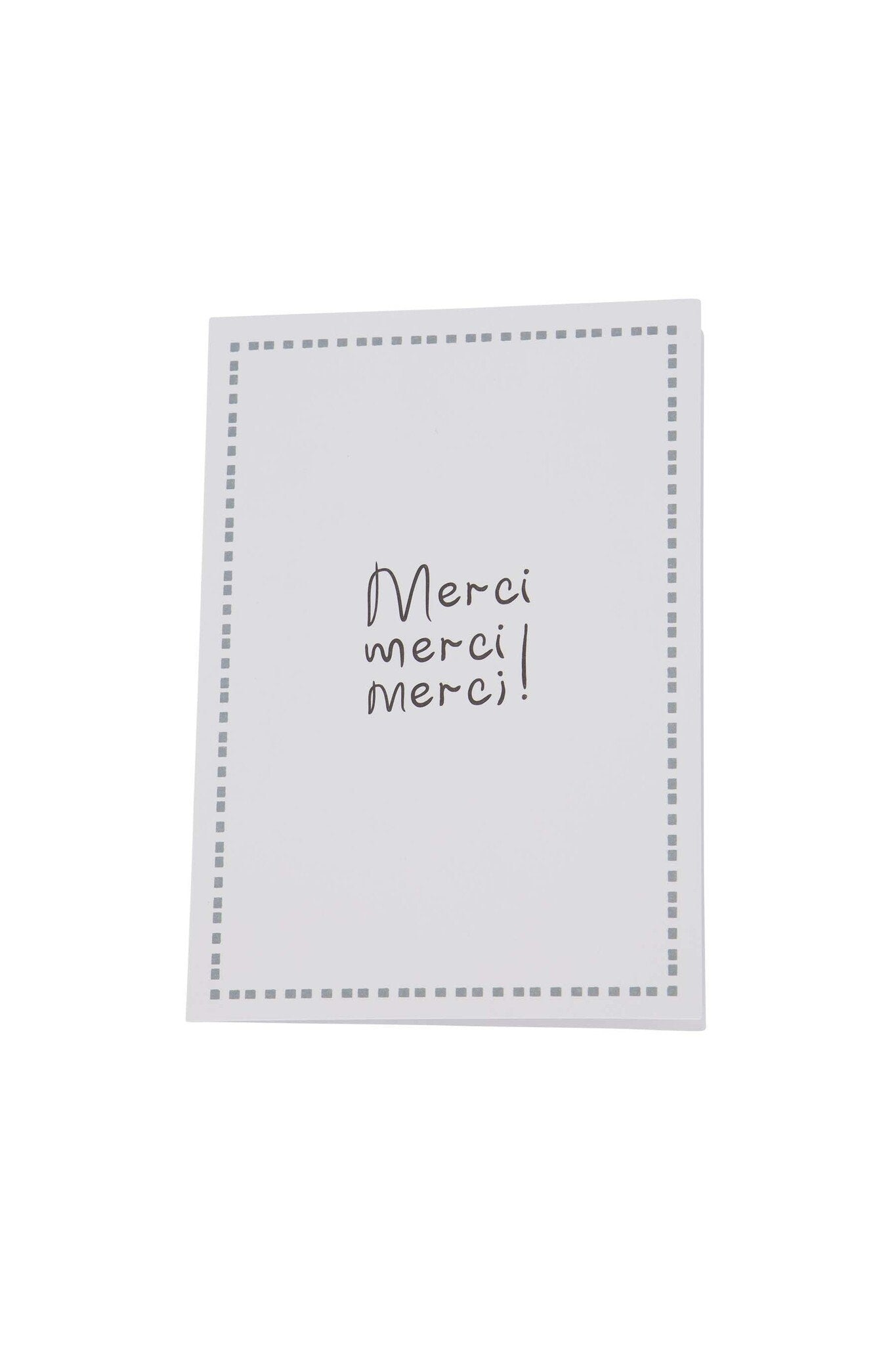 Zusss | Wenskaart merci grijsblauw