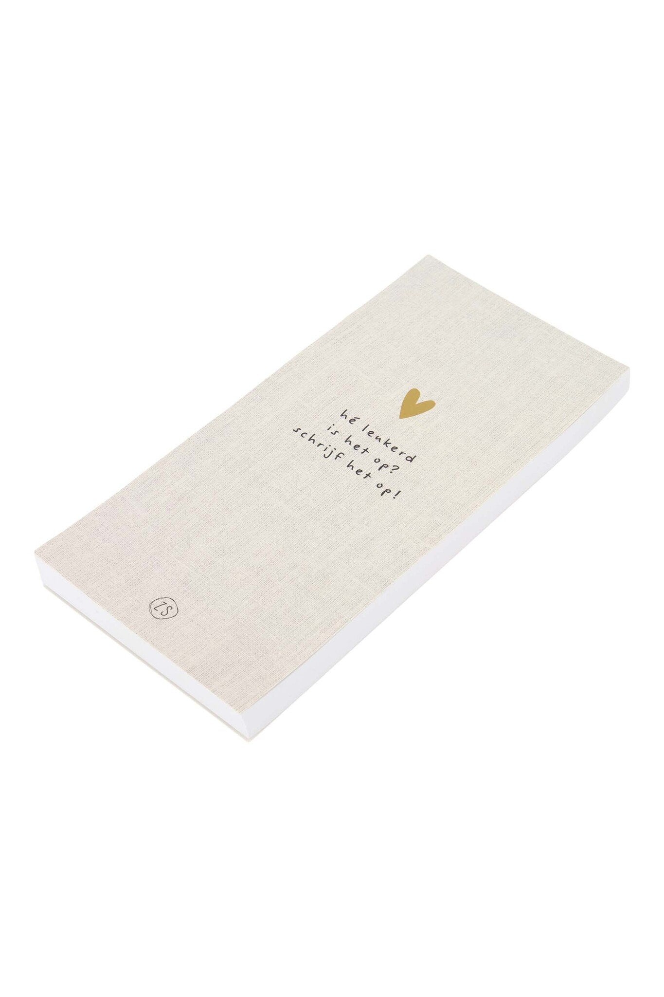 Zusss | Notitieblok boodschappen linnen