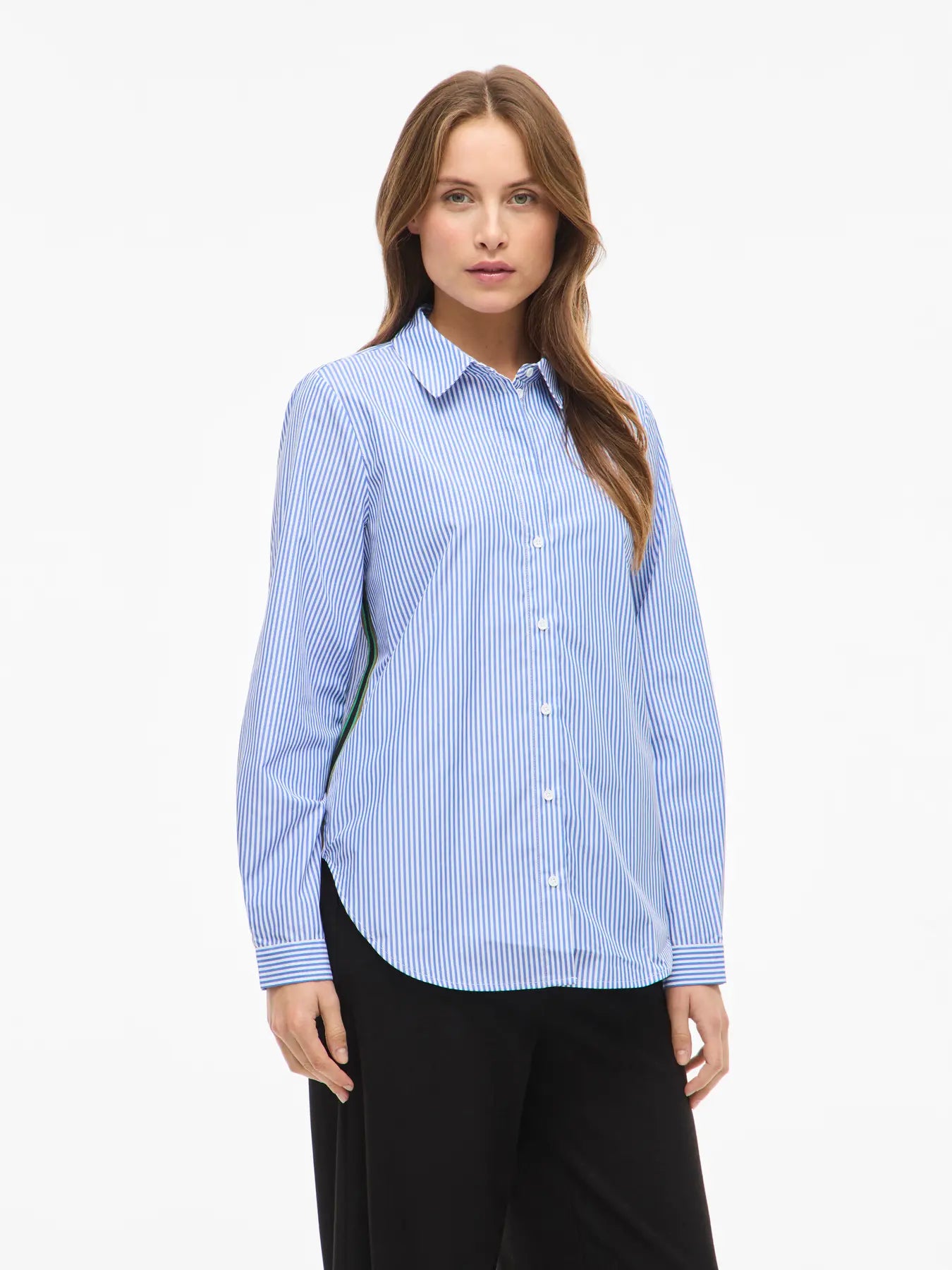 Vila | Blouse Doja met zijstreep