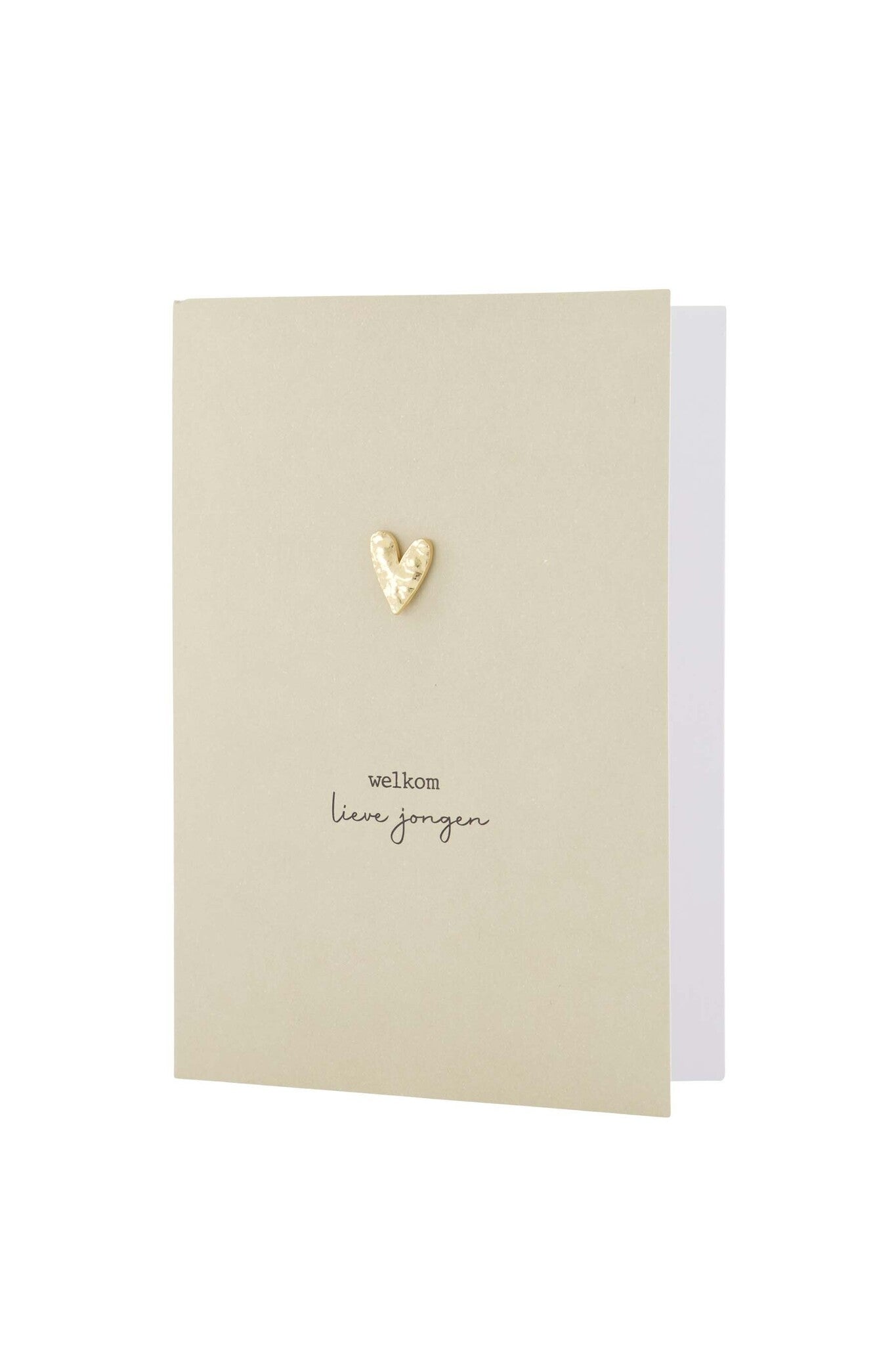 Zusss | Grußkartenbrosche Willkommen süßer Junge