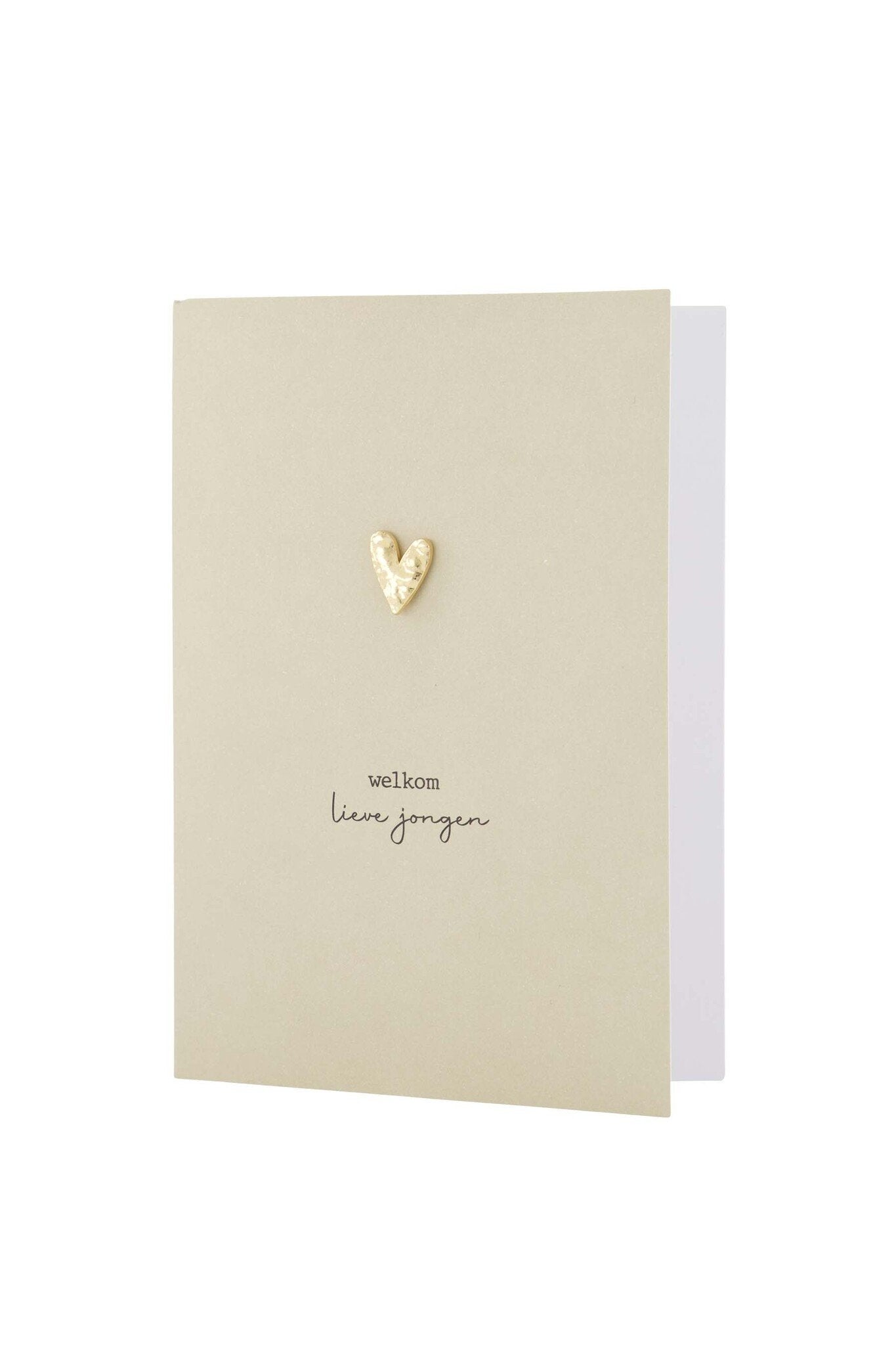 Zusss | Wenskaart broche welkom lieve jongen