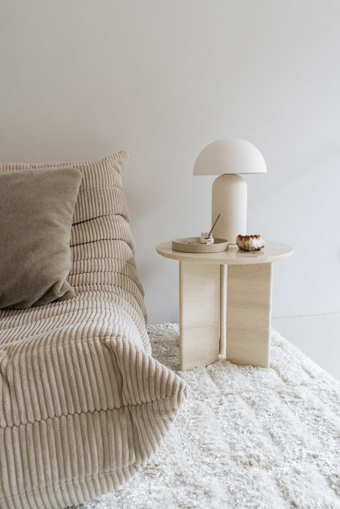Studio Femme Home Handgemaakte aardewerken tafellamp Maeve naturel