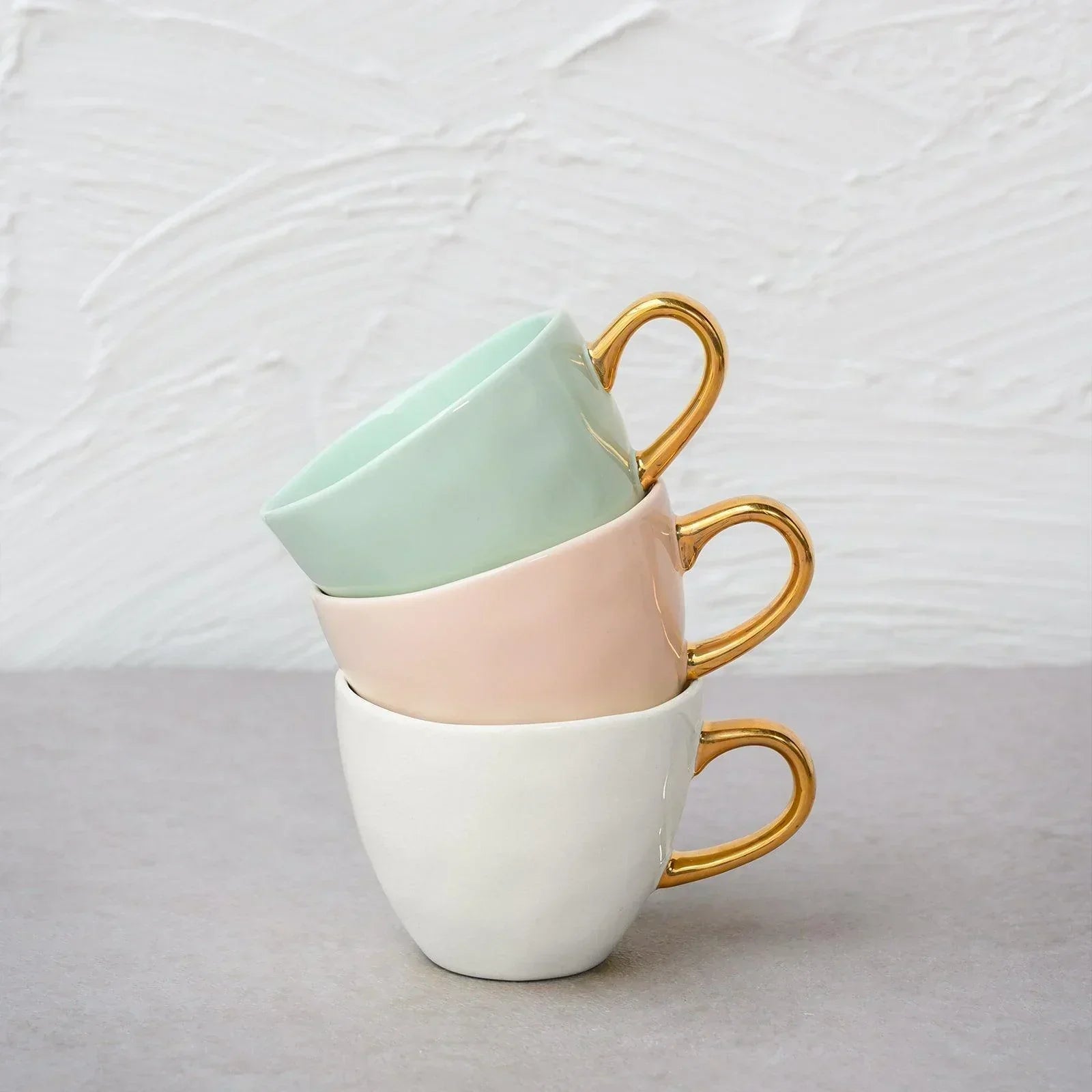 Urban Nature Culture Good Morning cup Coffee Ø8 cm Wit | Set van 4