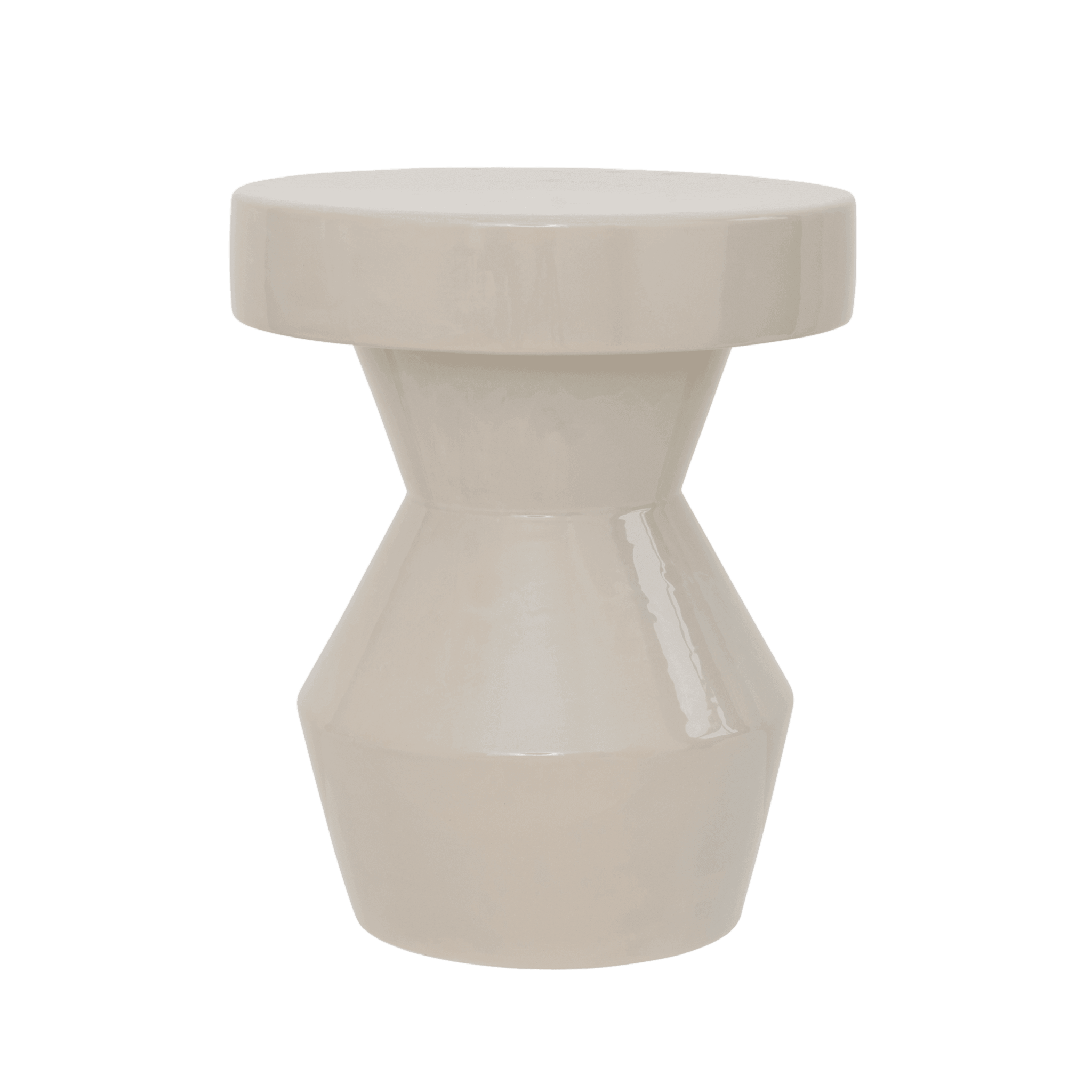 Urban Nature Culture Bijzettafel Sculptural offwhite