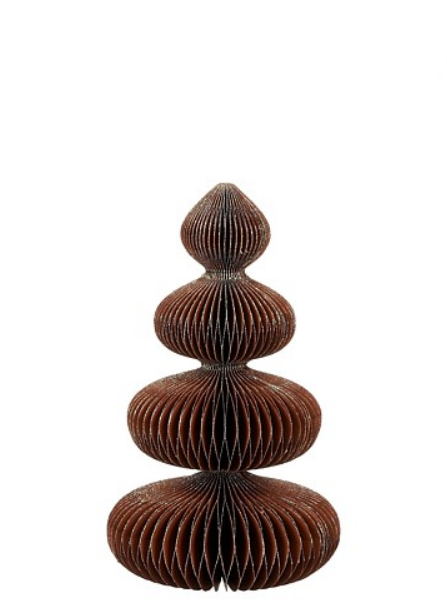 Selected by | Papieren kerstboom terra 30cm