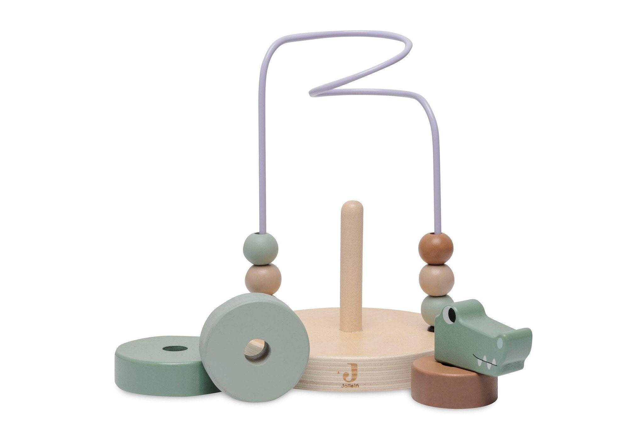 Jollein | Houten spiraal croco