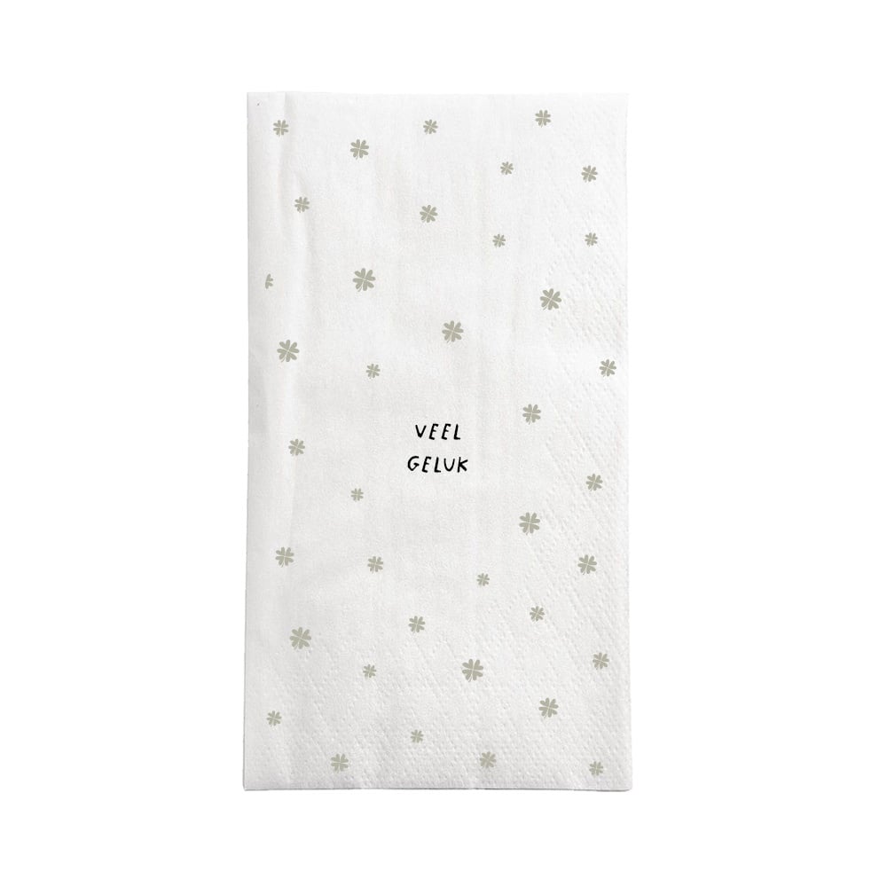 Zusss | Rechteckige Servietten Viel Glück