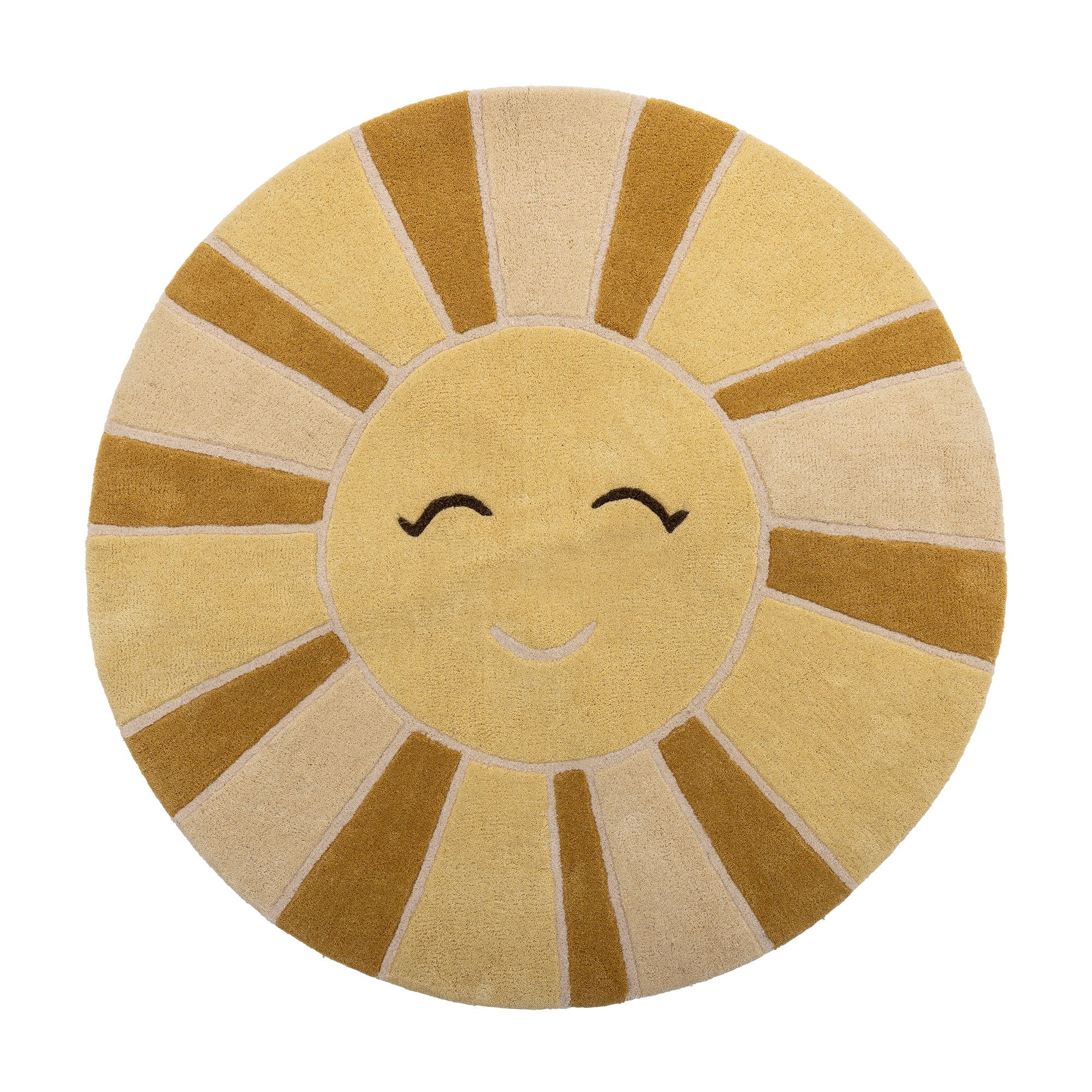 Bloomingville MINI Sun vloerkleed geel