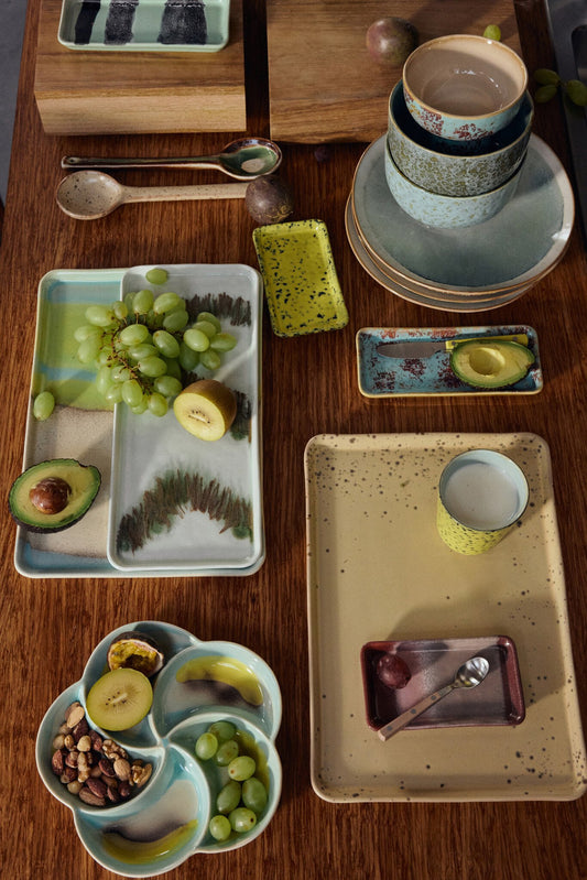 HK Living | 70's servies schaaltje patina