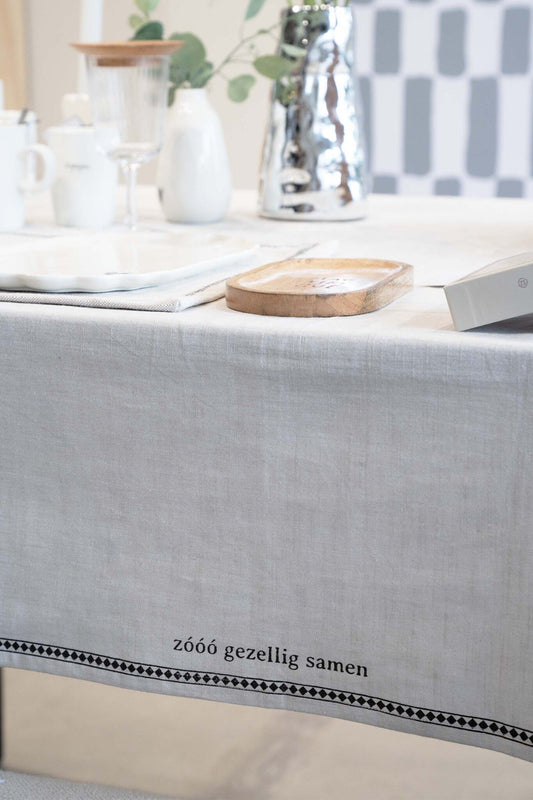 Zusss | Tafelkleed Good food good mood 250x150cm
