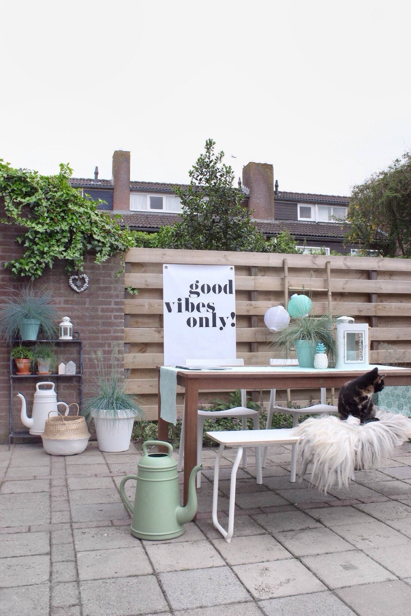 VM | Gartenposter – Nur positive Vibes