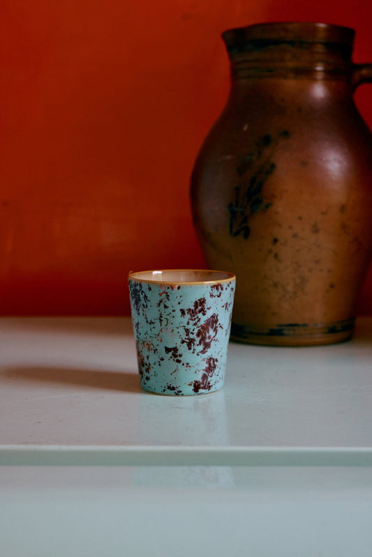 HK Living | 70's servies koffiekopje Patina