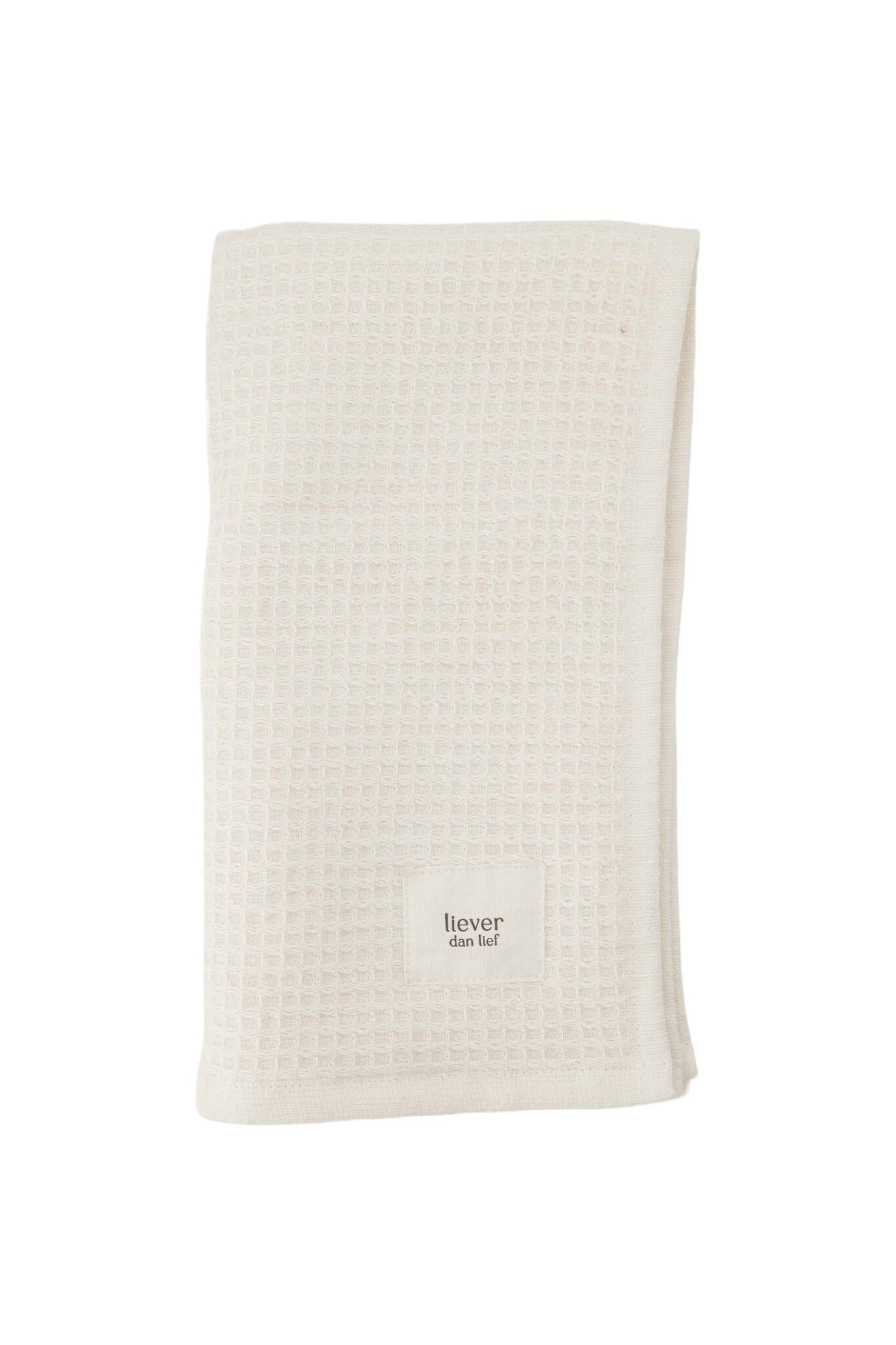 Zusss | Gastendoekje Liever dan lief off white