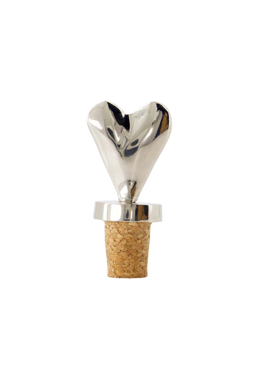 Zusss | Wijnstopper hartje zilver