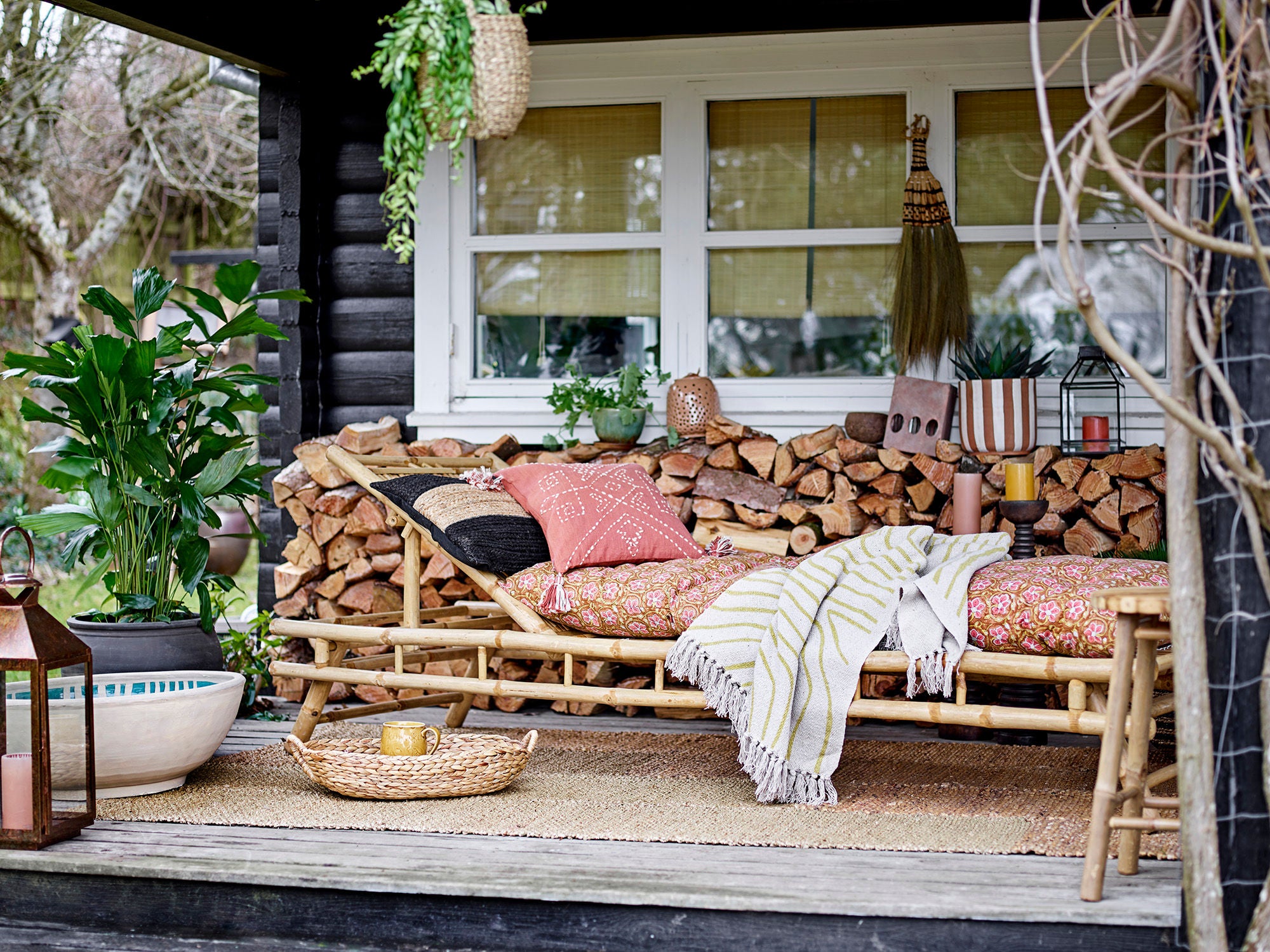 Bloomingville Daybed Sole bamboe
