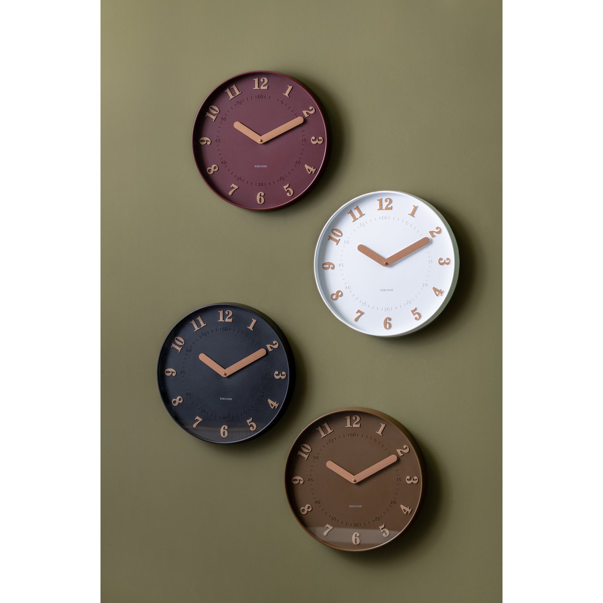 Karlsson Wandklok Amena Wit