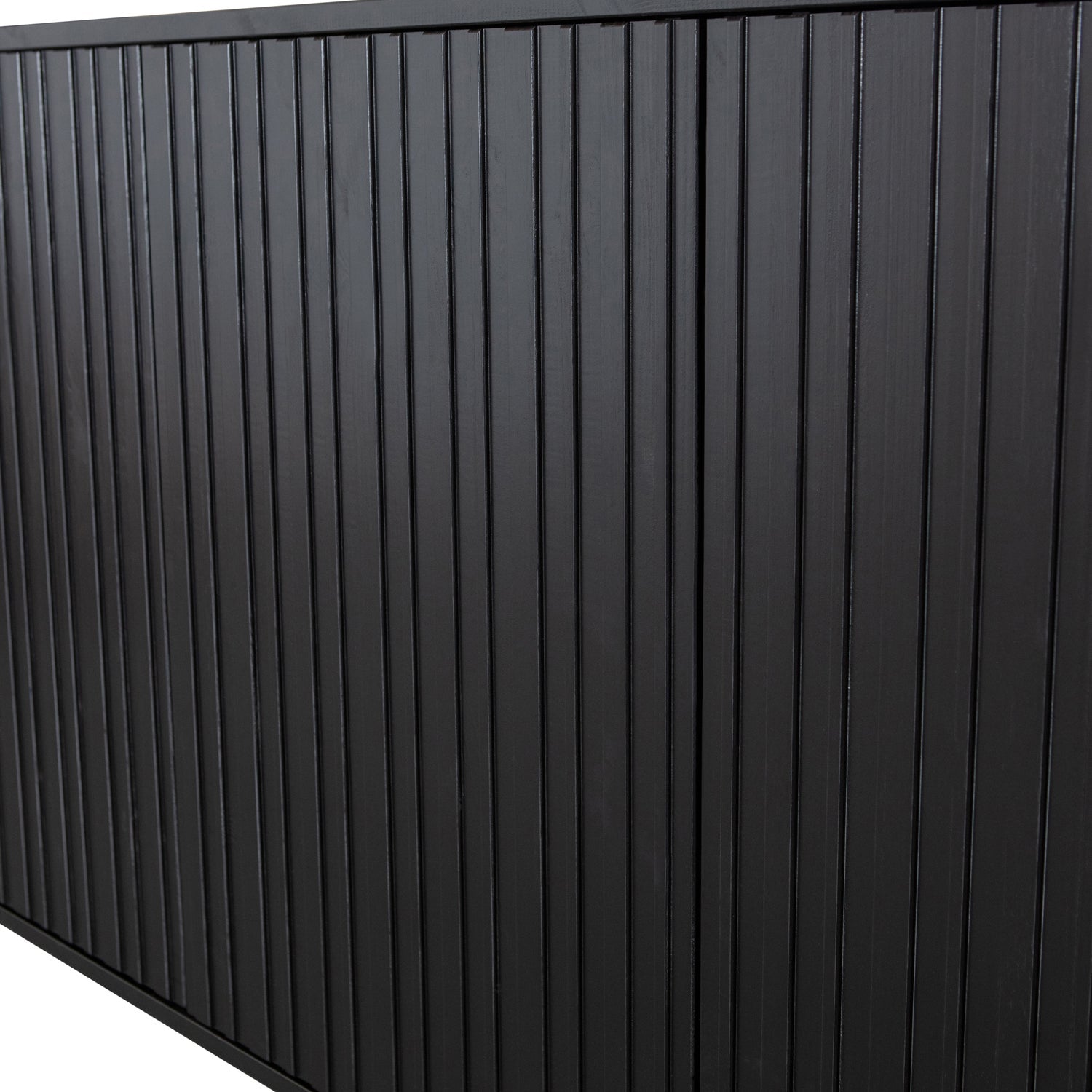 Woood New Gravure Dressoir 200cm grenen zwart