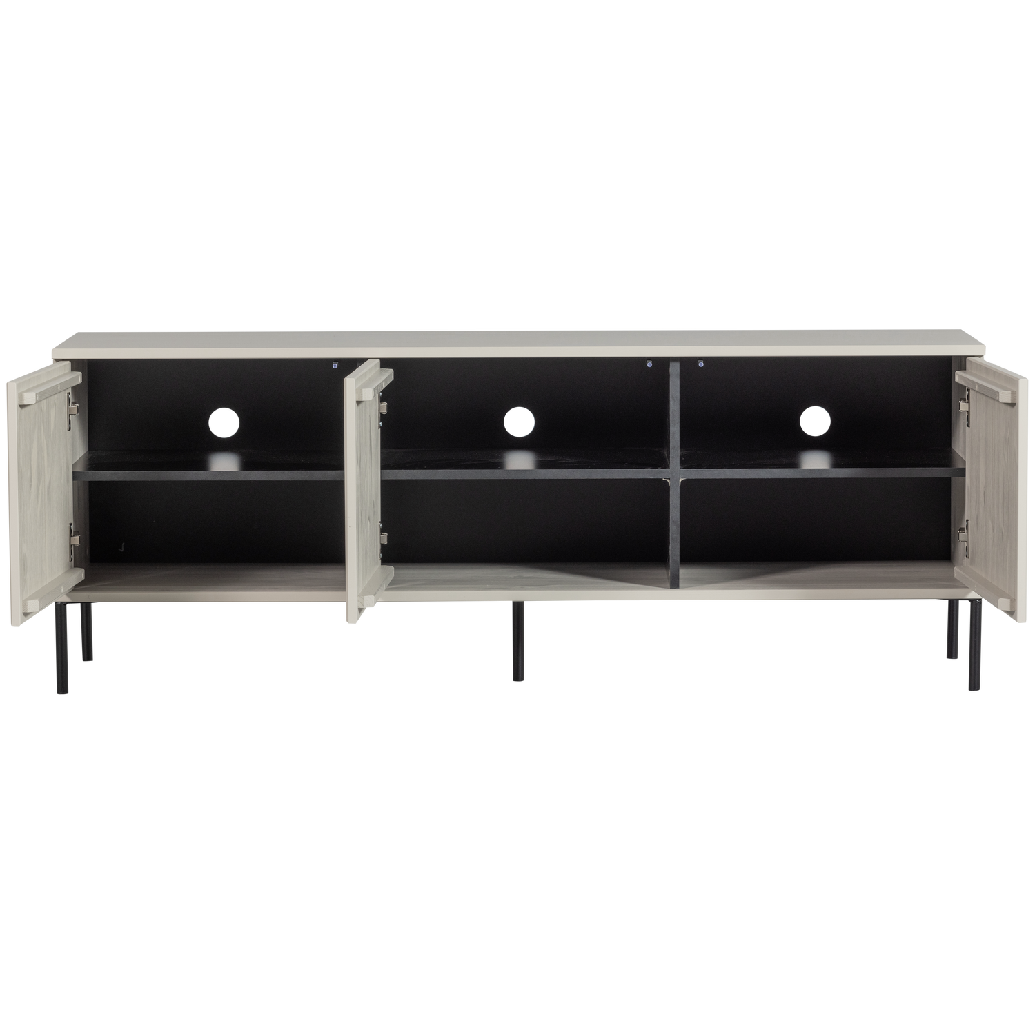 Woood New Gravure TV Meubel 150 cm grenen dust