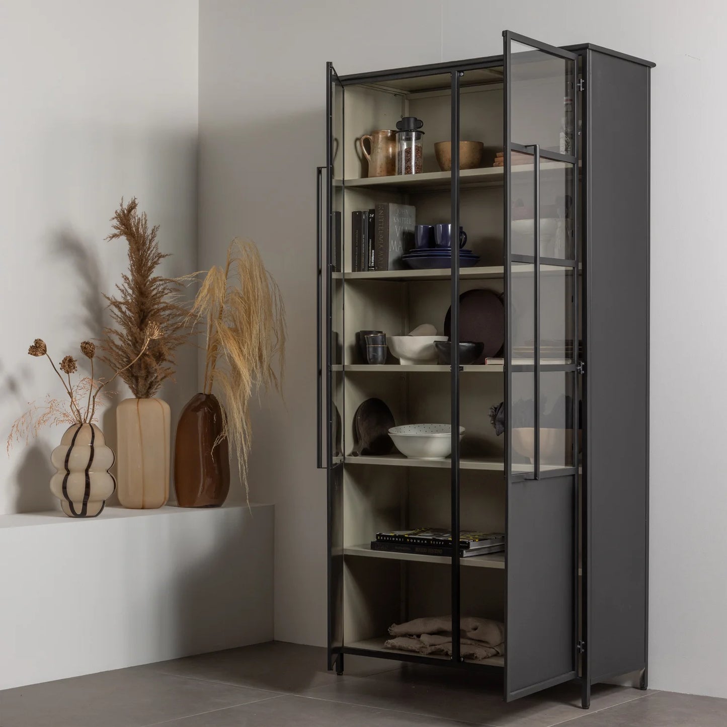 Woood | Vaas Kency glas met streep