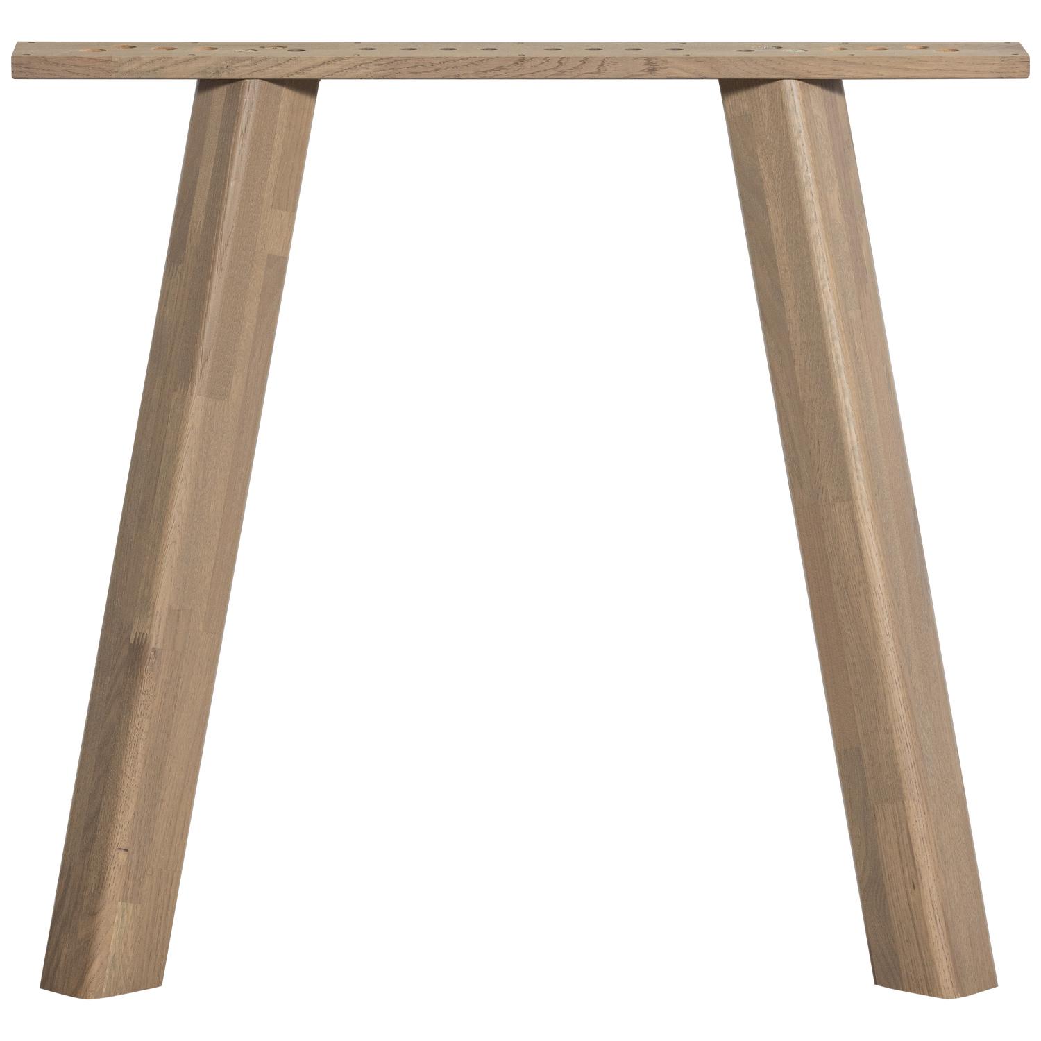 Woood Haarlem Eettafelpoot Eiken Pebble Grey - Set van 2