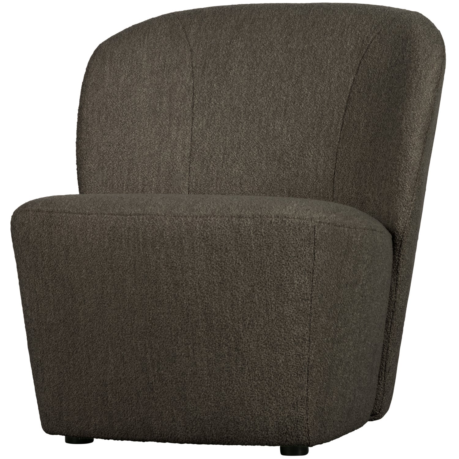 vtwonen Lofty Fauteuil boucle bruin
