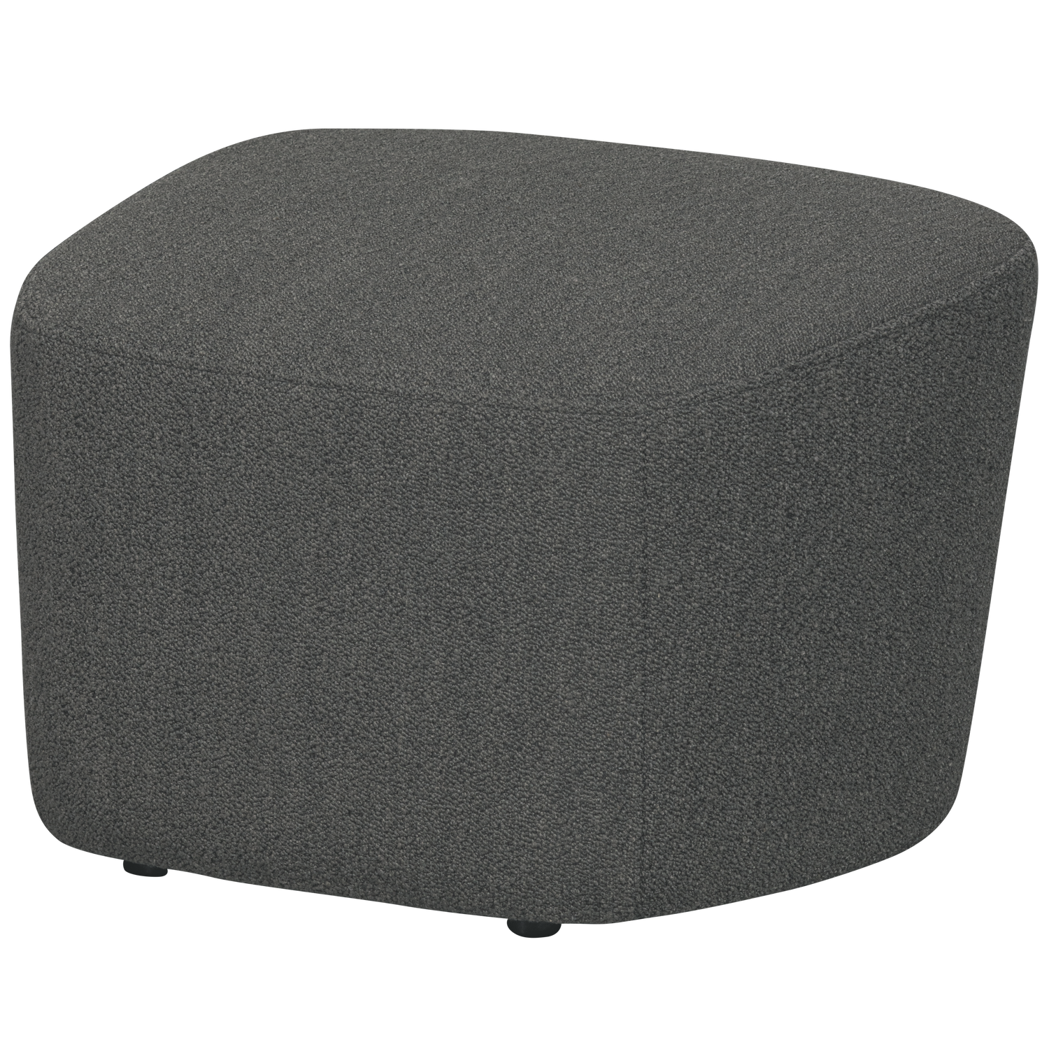 vtwonen Lofty Hocker boucle staalgrijs