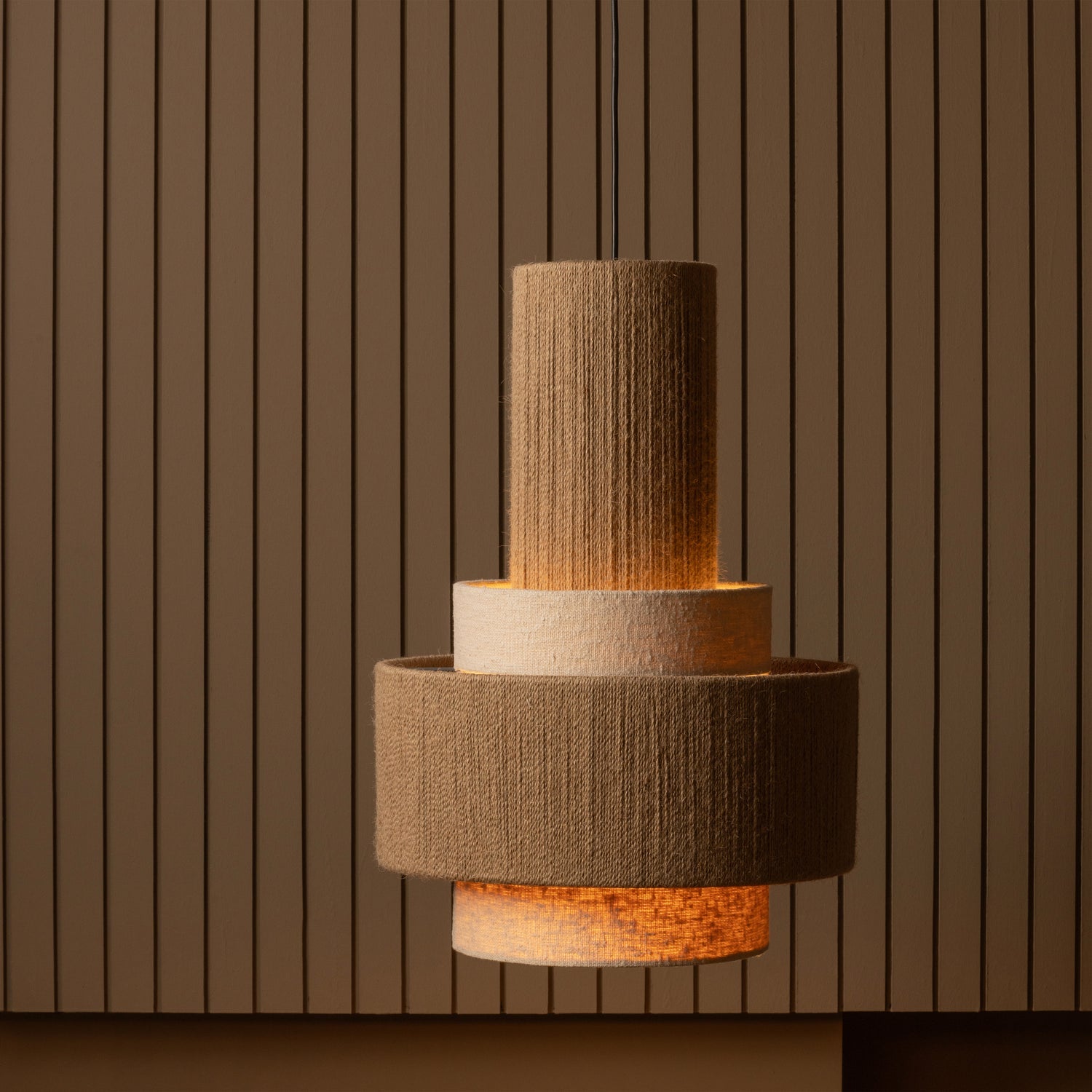 Woood Pelle Hanglamp touw naturel