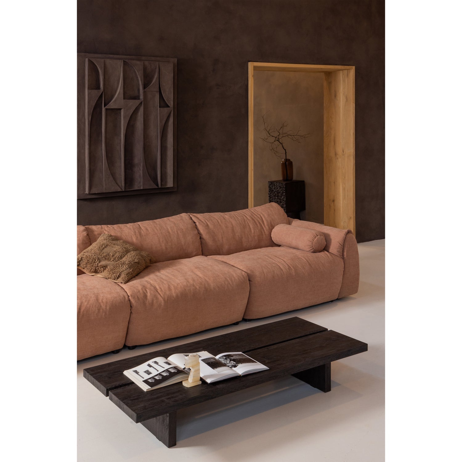 Woood Lion Salontafel Donkerbruin 140cm