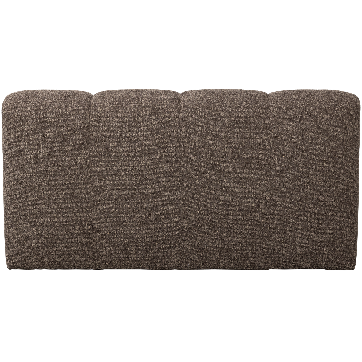 Woood Mojo Eetbank met rugleuning 164cm Boucle bruin melange