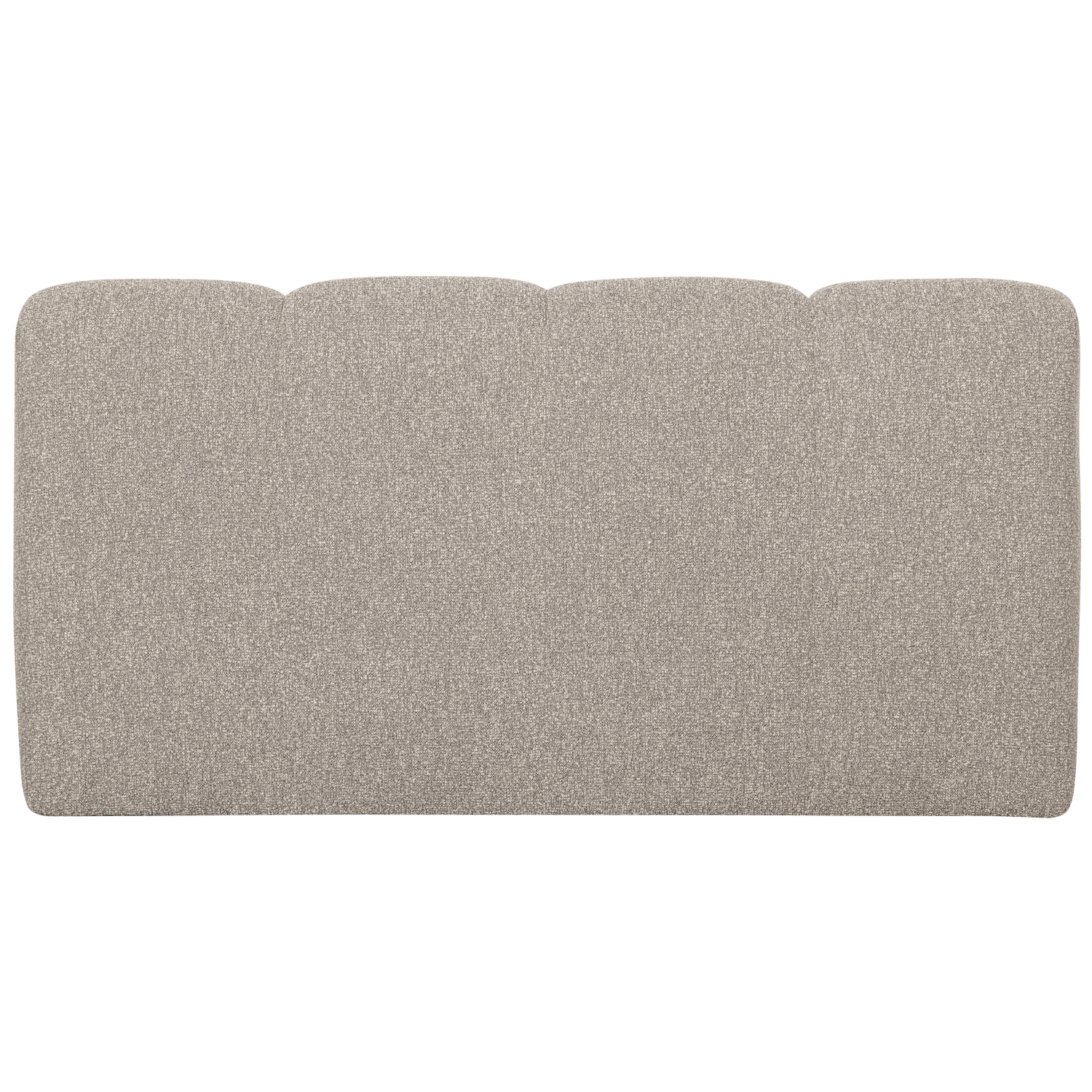 Woood Mojo Eetbank met rugleuning 164cm Boucle beige melange