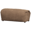Woood Baggy Hocker Geweven Chenille Bruin