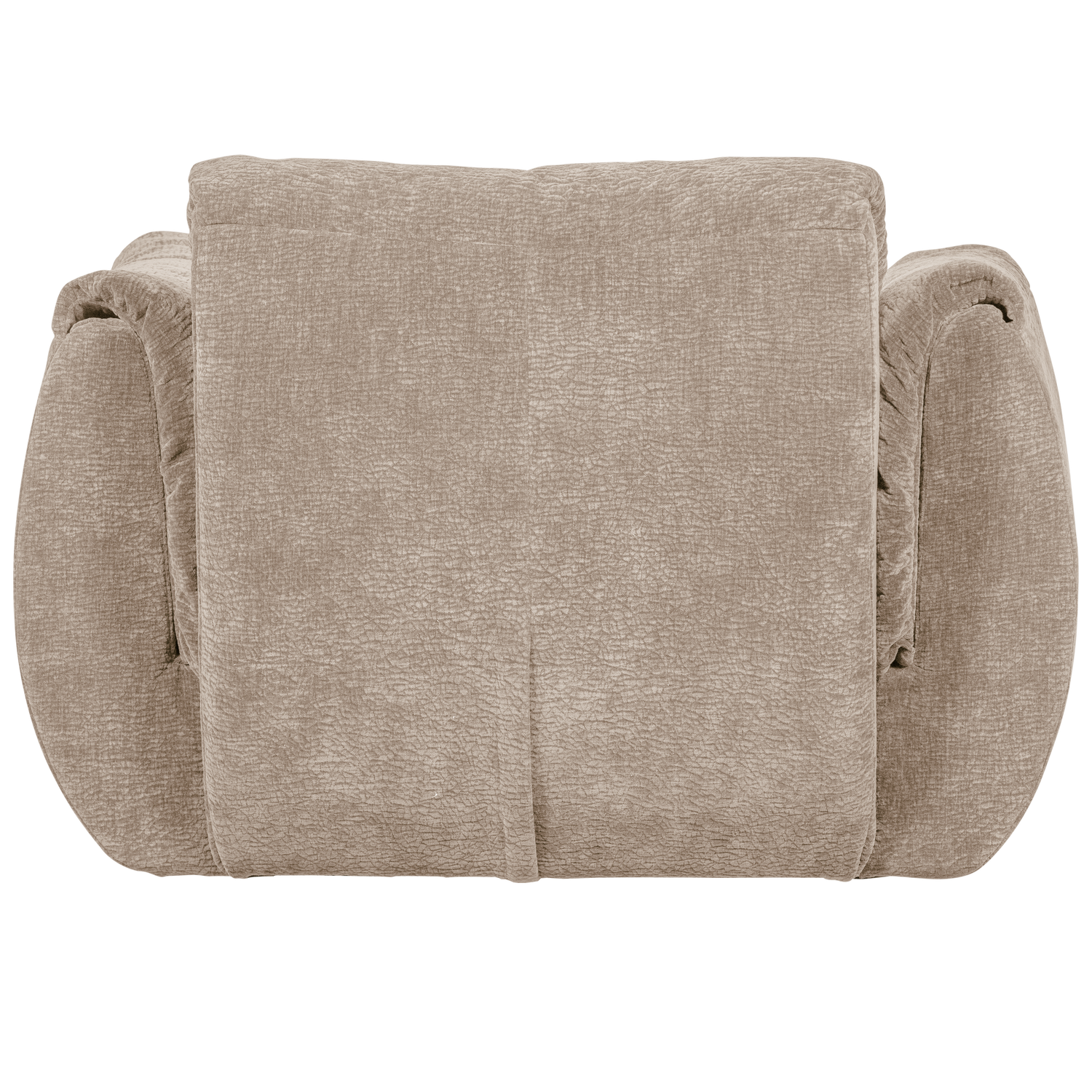 Woood Baggy Draaifauteuil 3D Chenille Zand