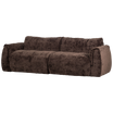 Woood Baggy 2-Zits bank 3D Chenille Donkerbruin
