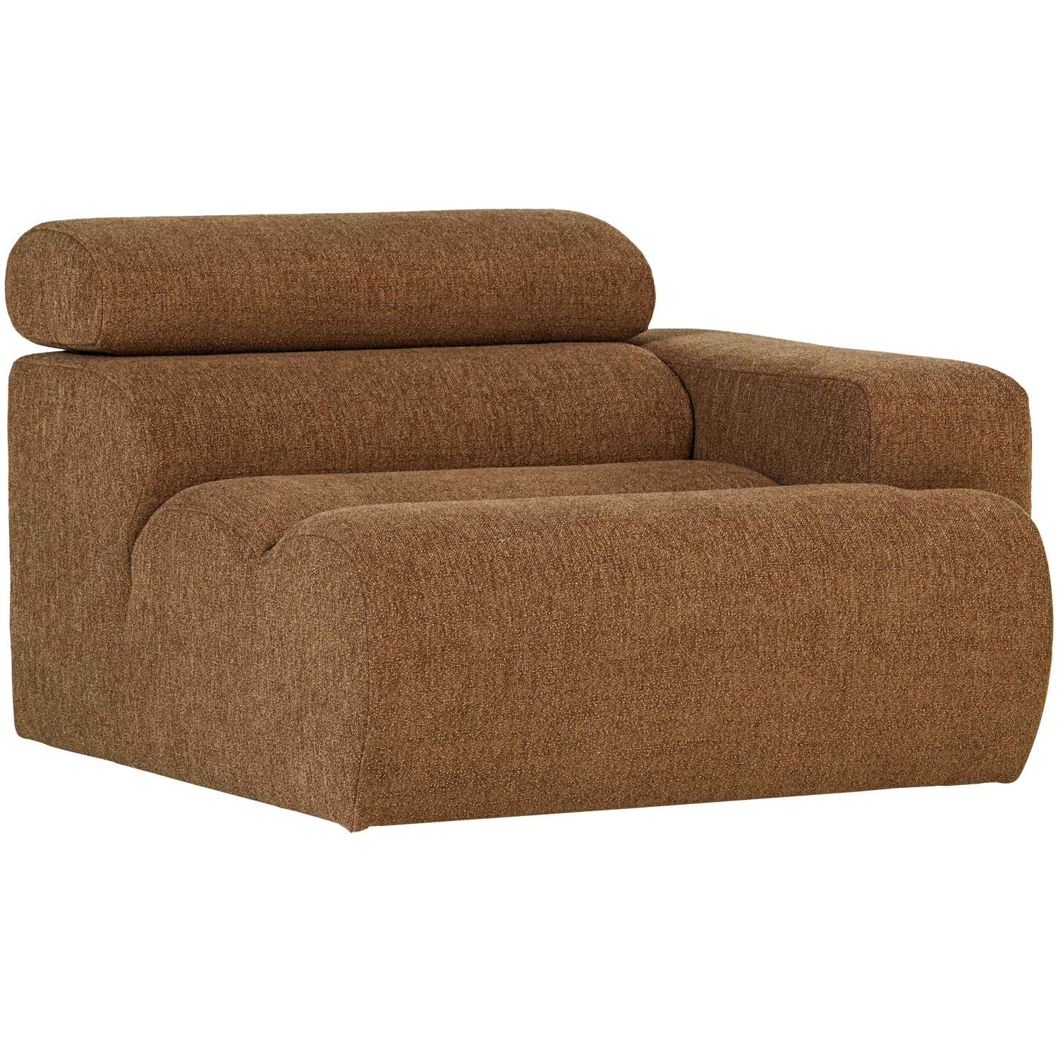 Woood Novi 1-Zits Element Arm Rechts Boucle Karamelbruin