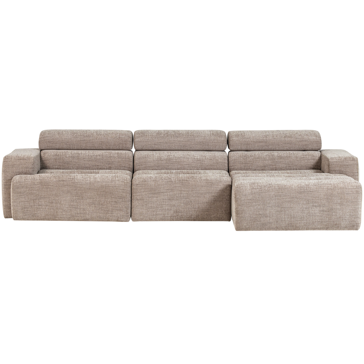 Woood Novi Chaise Longue bank rechts naturel melange