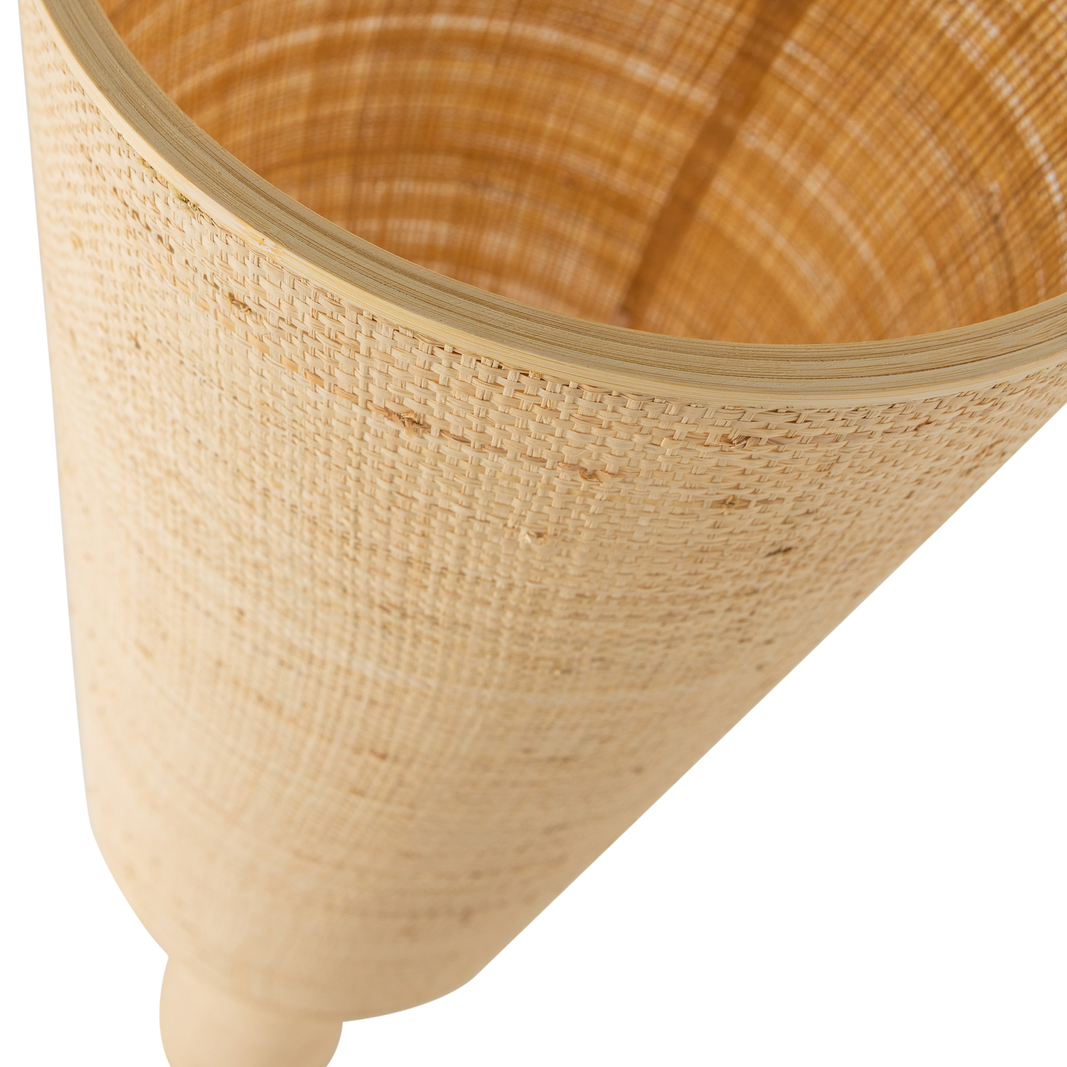 Woood Syro Vloerlamp Raffia naturel 130cm
